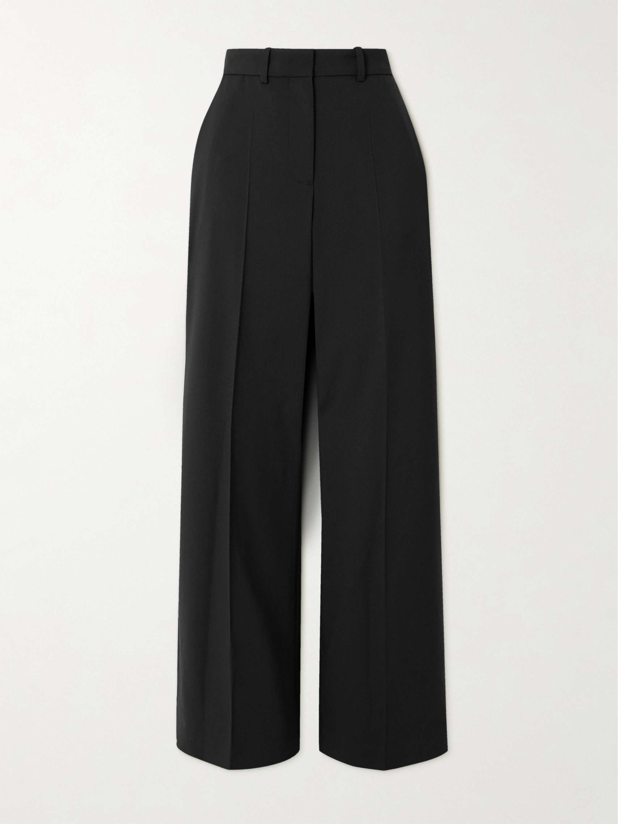 Morissey pleated stretch-wool twill straight-leg pants view