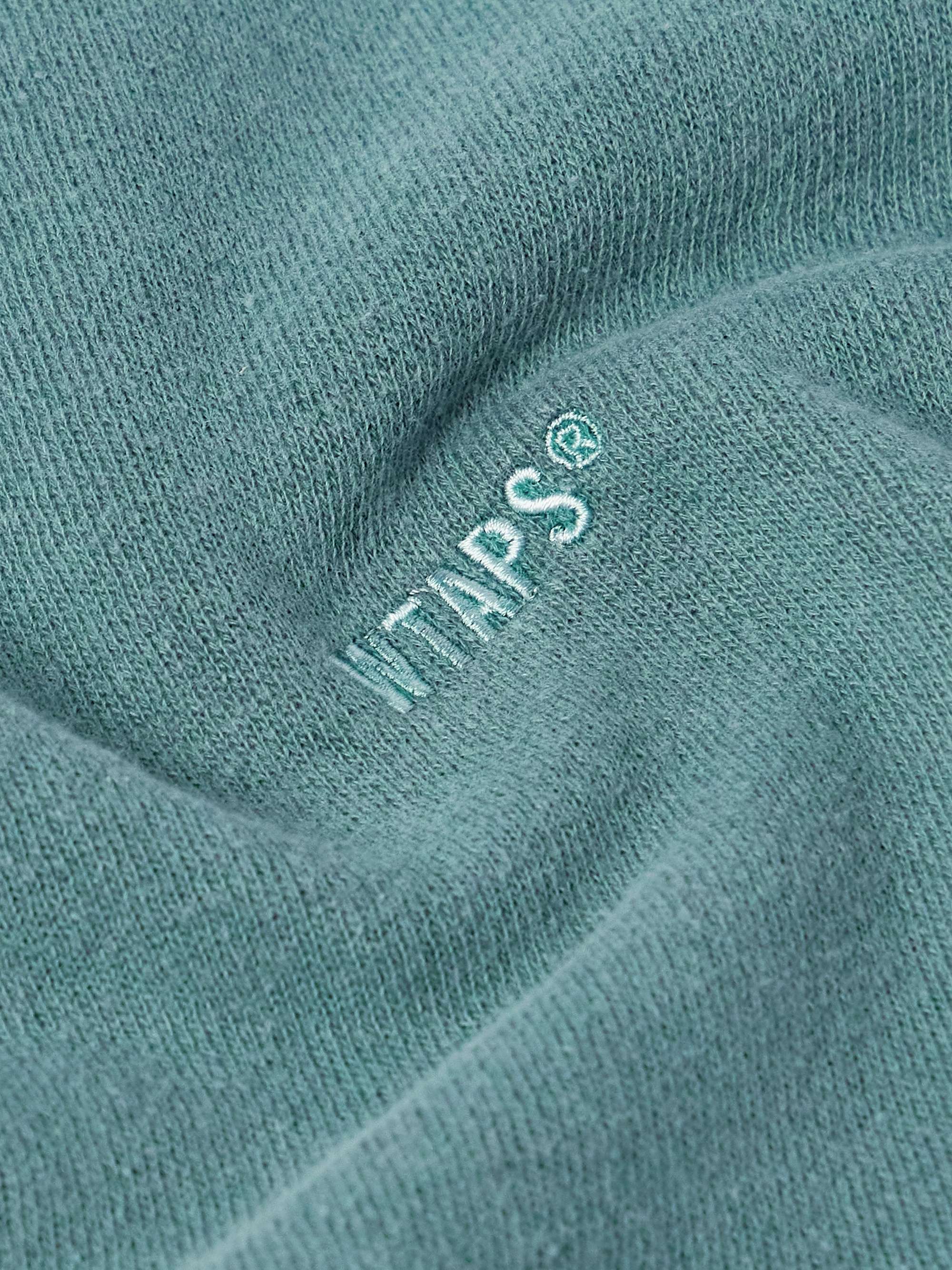 Logo-Appliquéd Embroidered Cotton-Blend Jersey Sweatshirt view