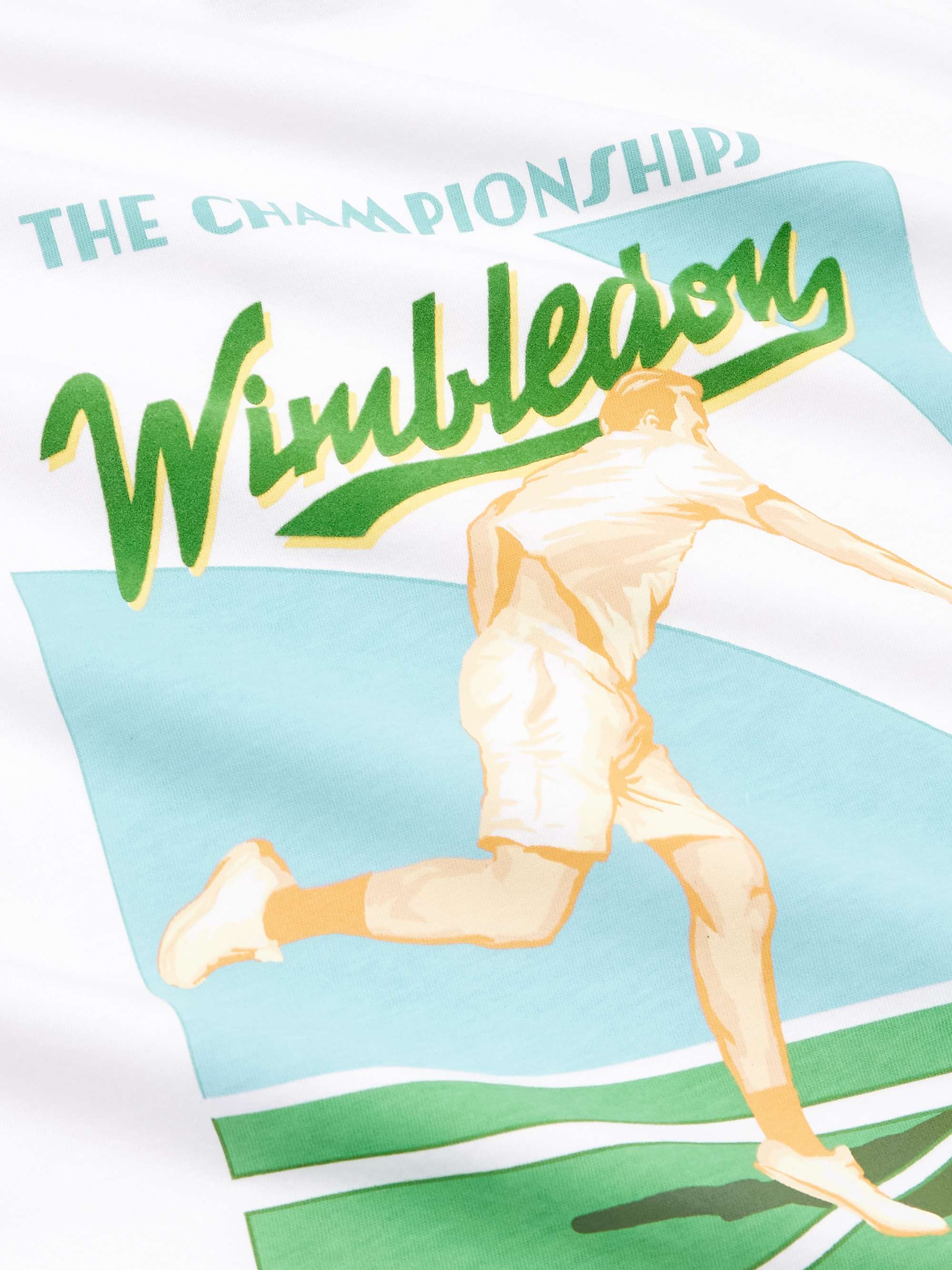 + Wimbledon Printed Cotton-Jersey T-Shirt view
