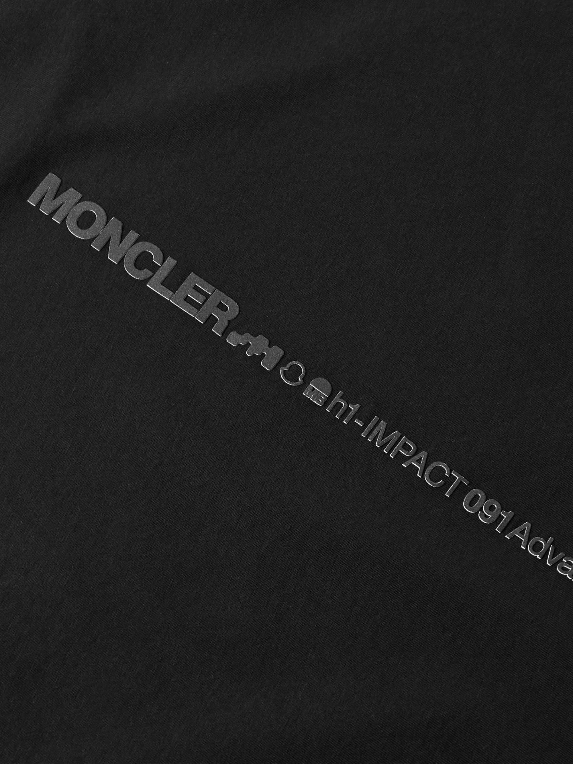 Logo-Appliquéd Printed Cotton-Jersey T-Shirt view