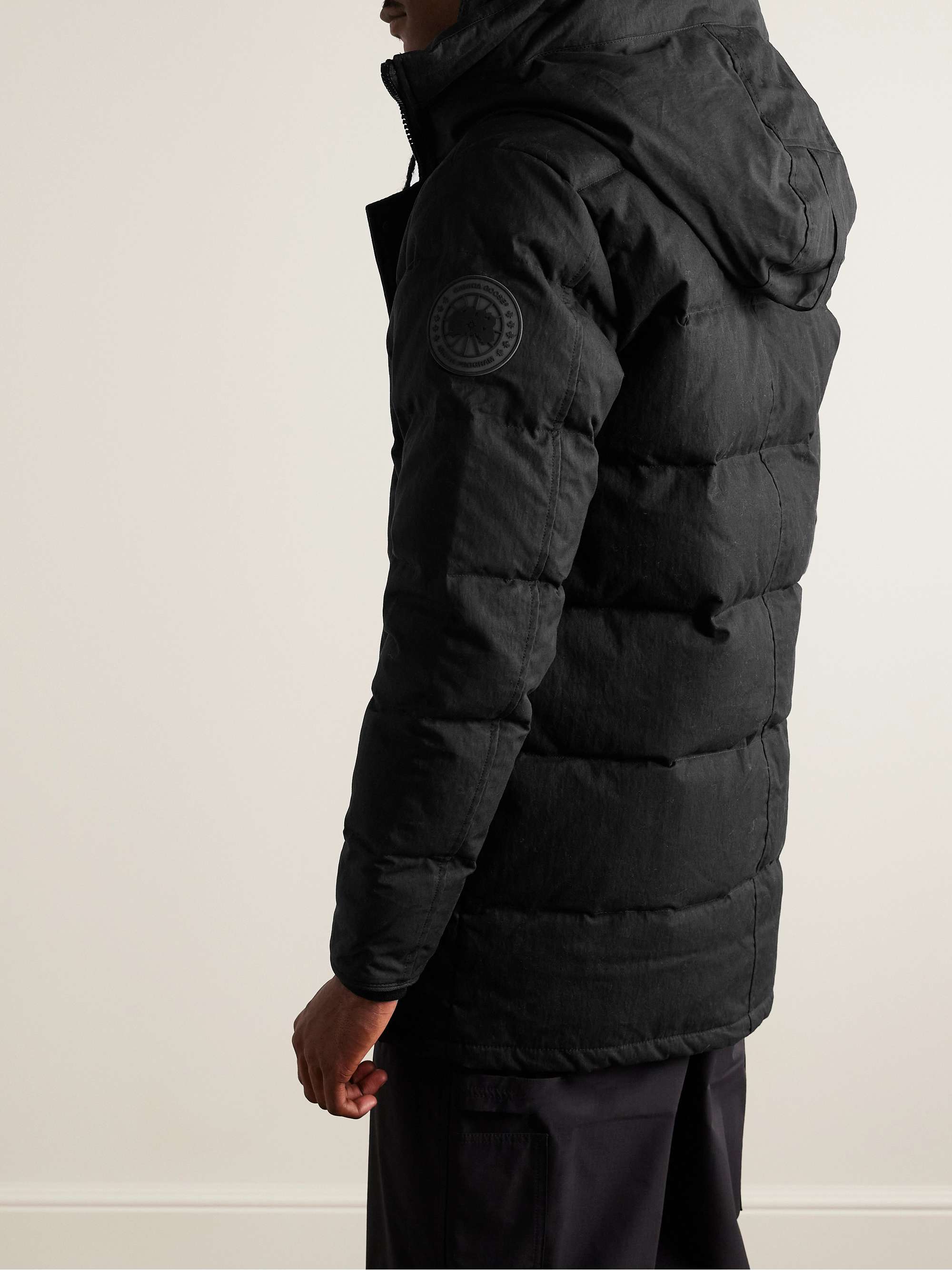 Carson Logo-Appliquéd Quilted Arctic Tech® Hooded Down Parka view