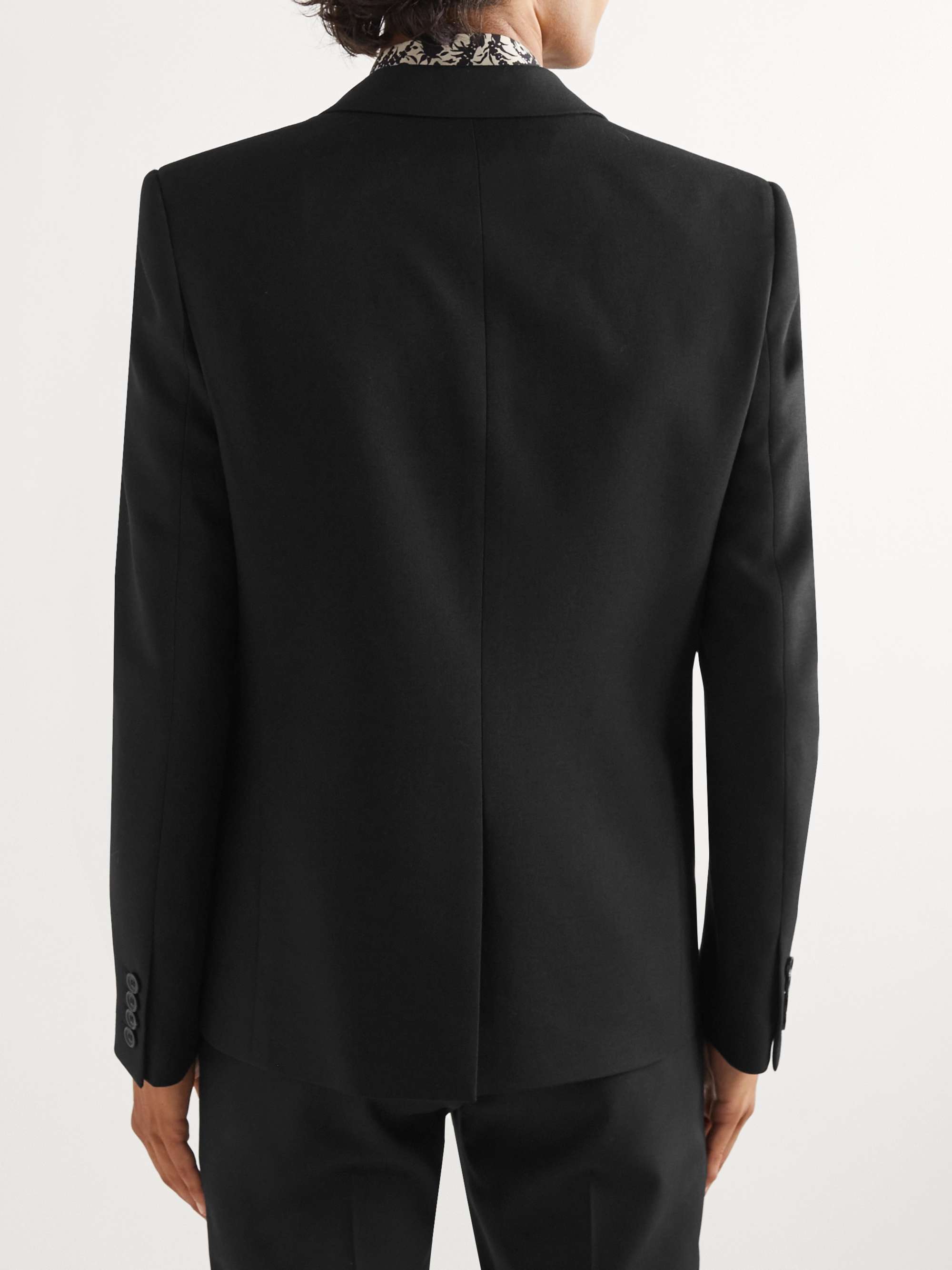 Slim-Fit Virgin Wool-Gabardine Blazer view