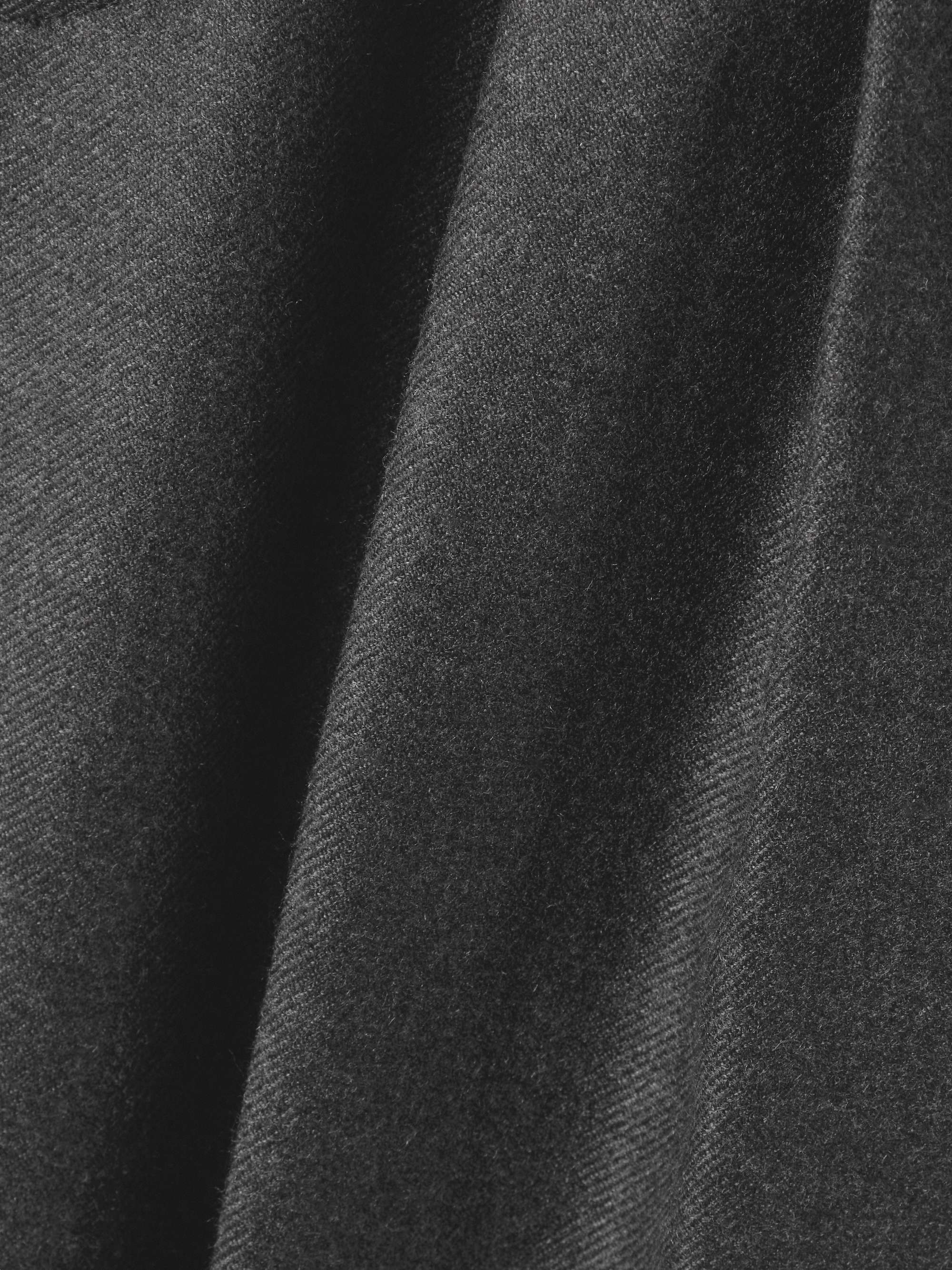 Flared pleated cashmere shorts view