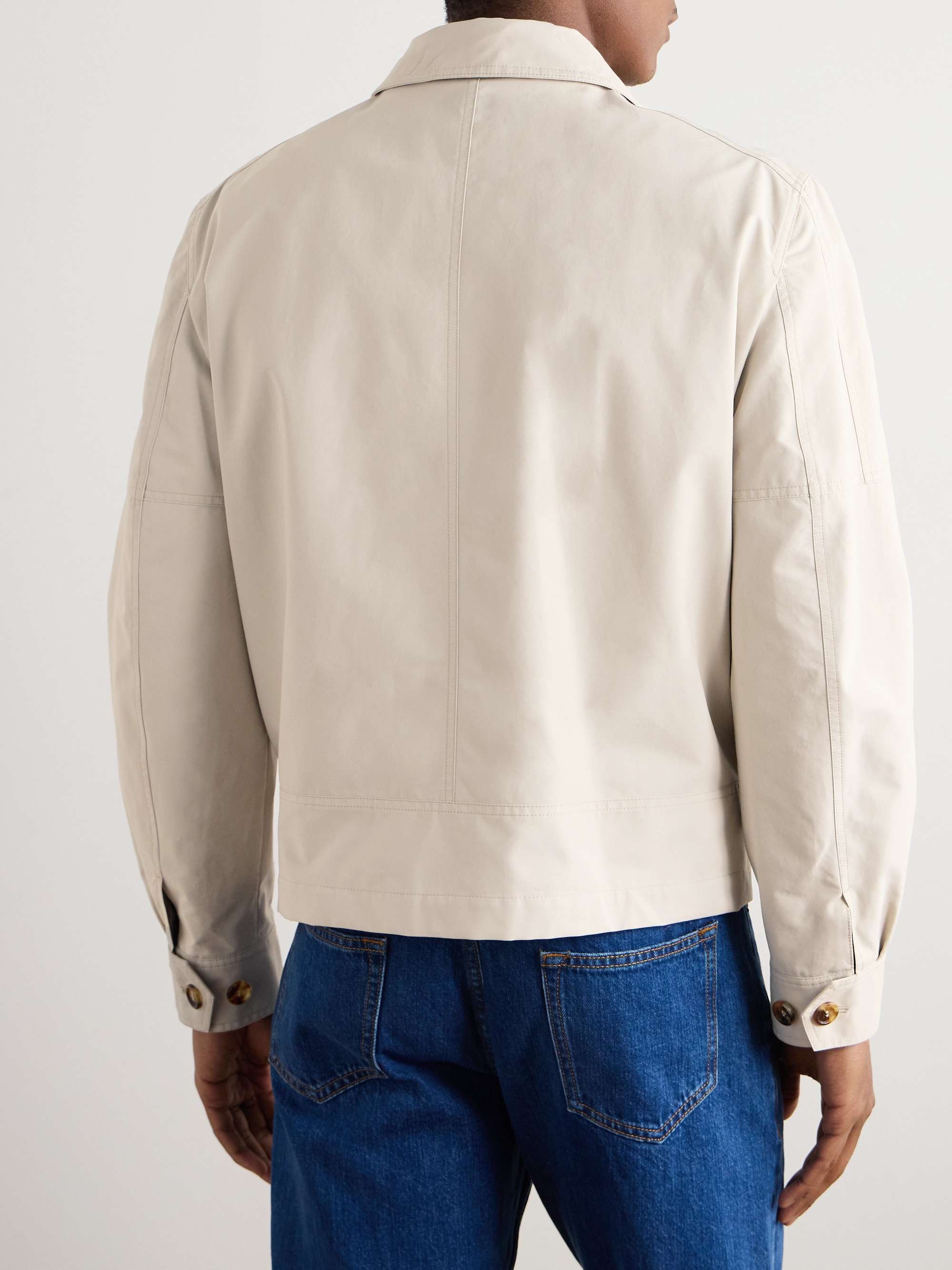 Cotton-Blend Twill Jacket view