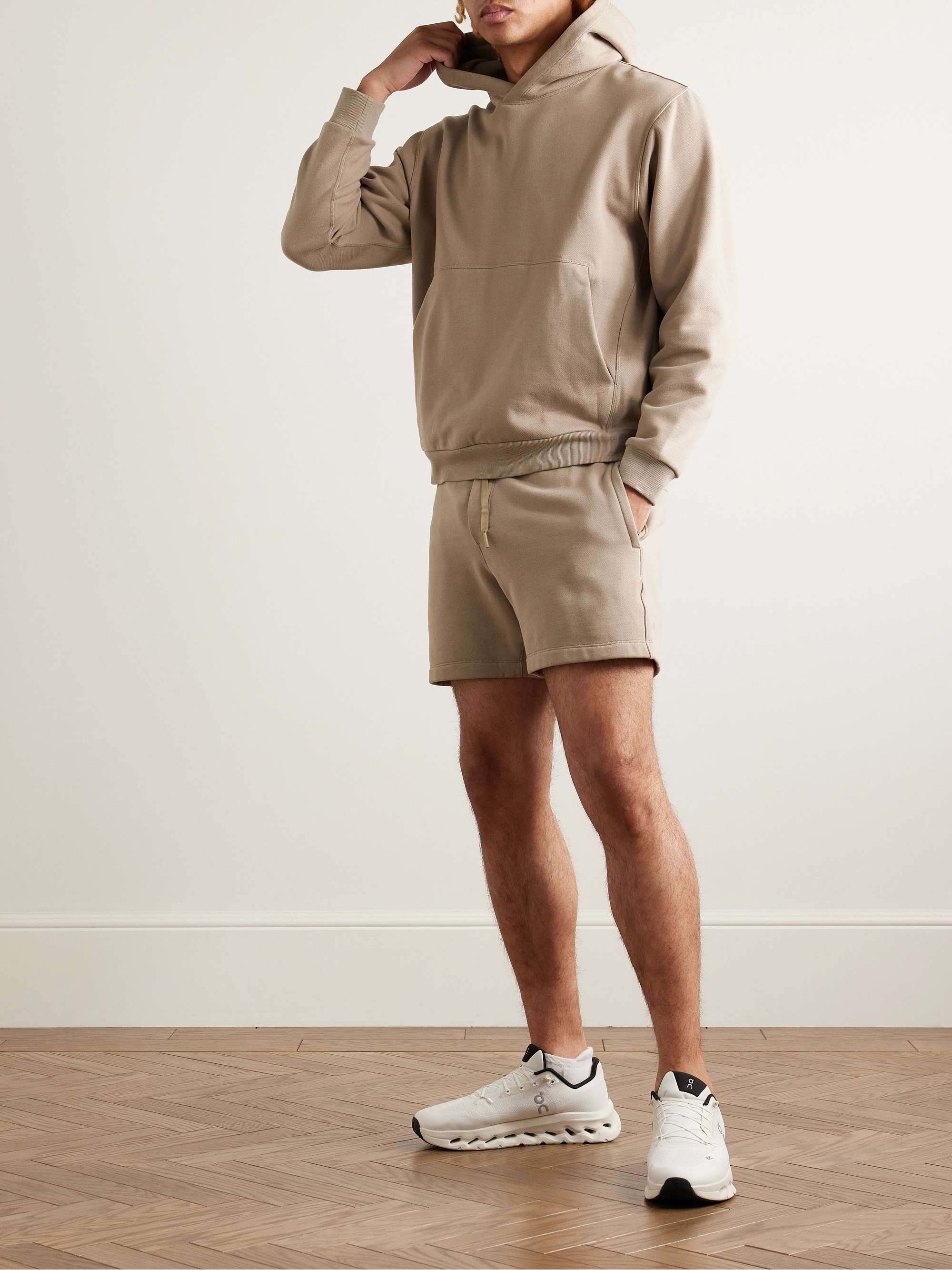 Steady State Cotton-Blend Jersey Hoodie view