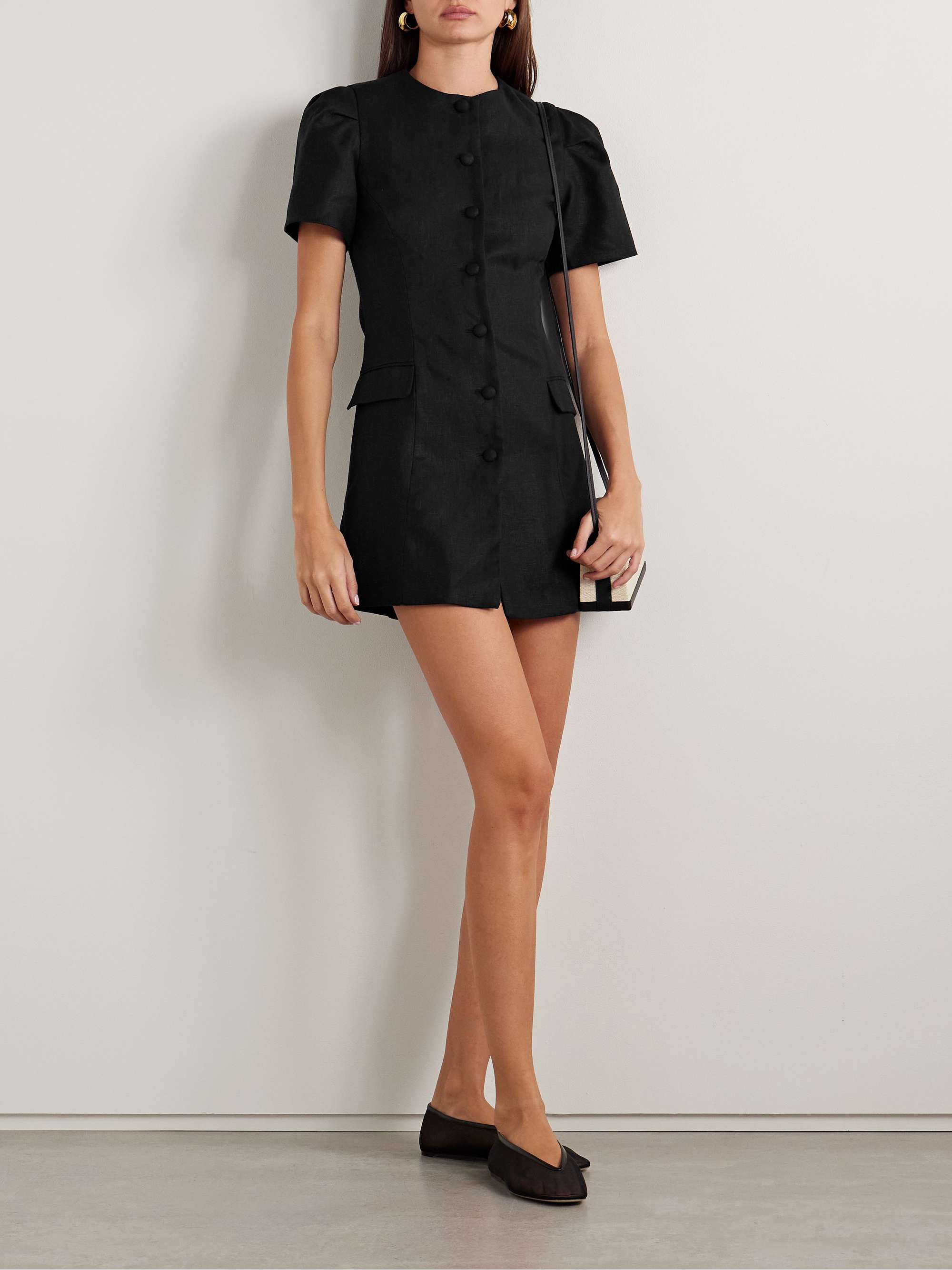 Emma linen mini dress view