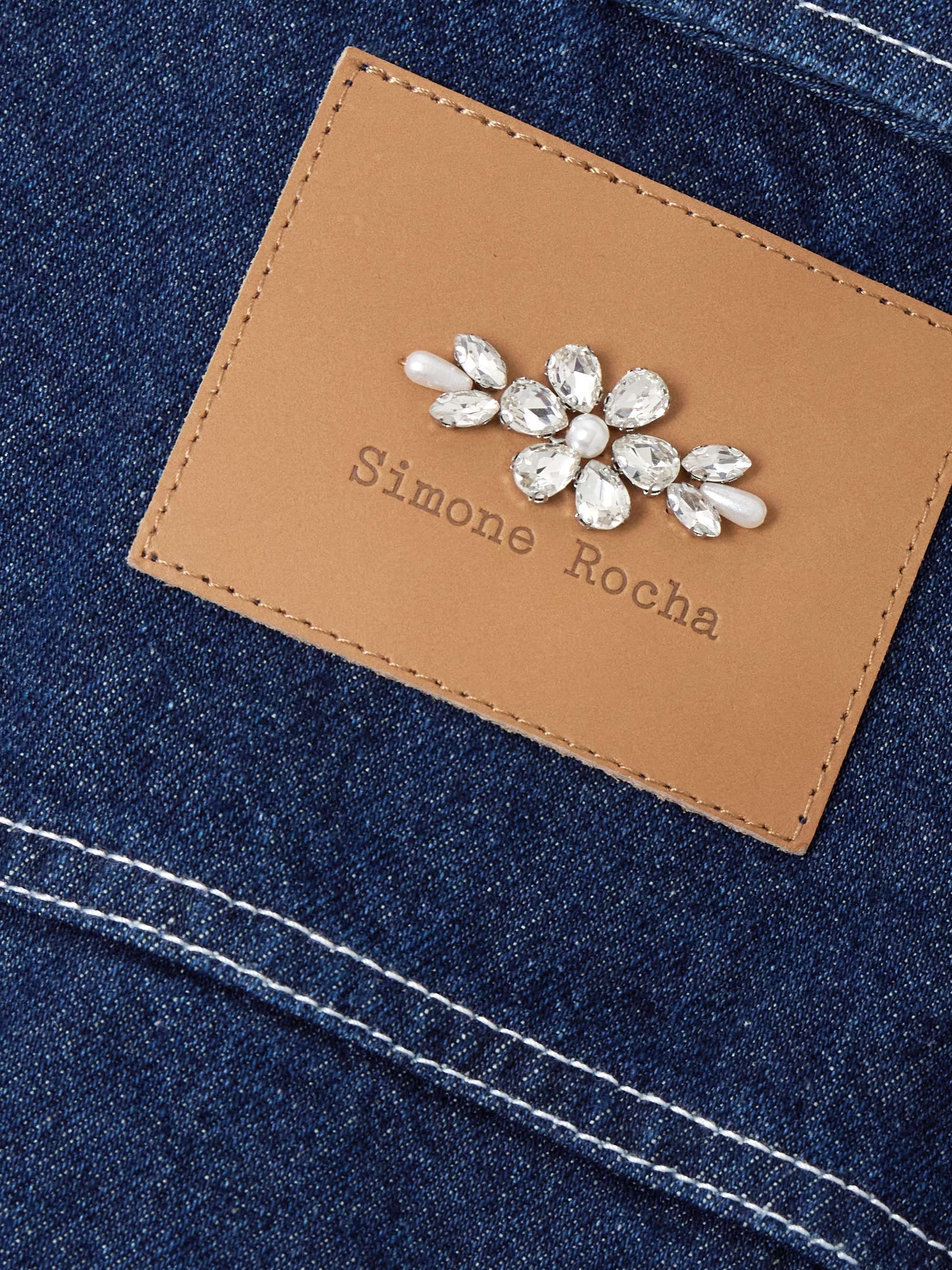 Turbo embellished denim jacket view