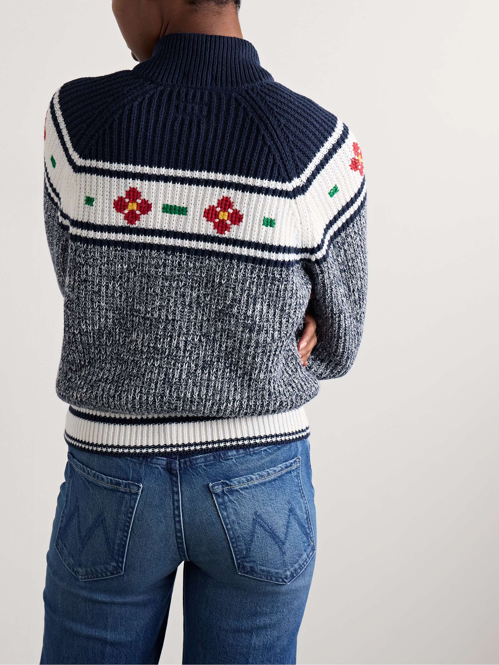 The Try Outs jacquard-knit cardigan view