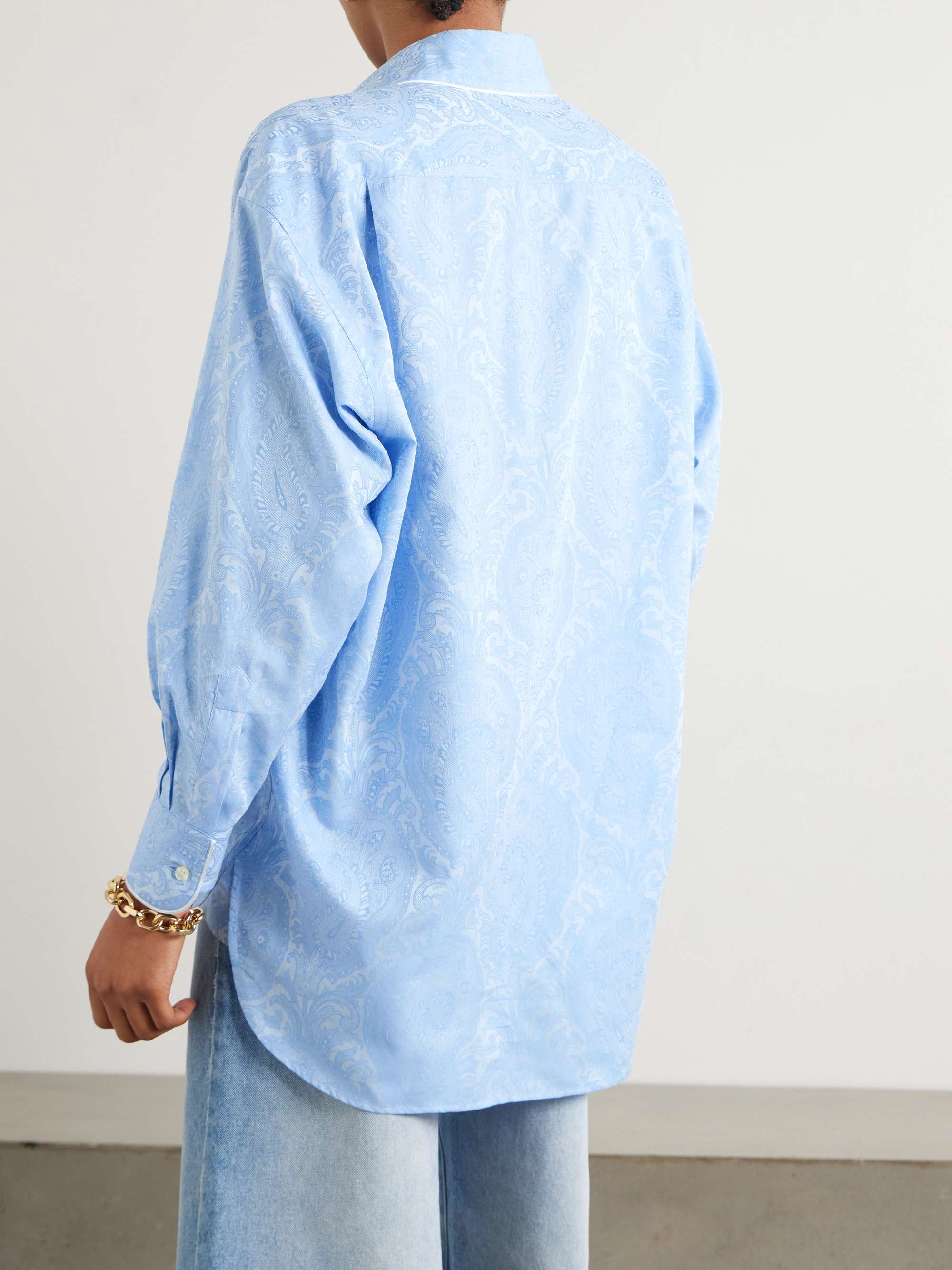 Cotton-jacquard shirt view