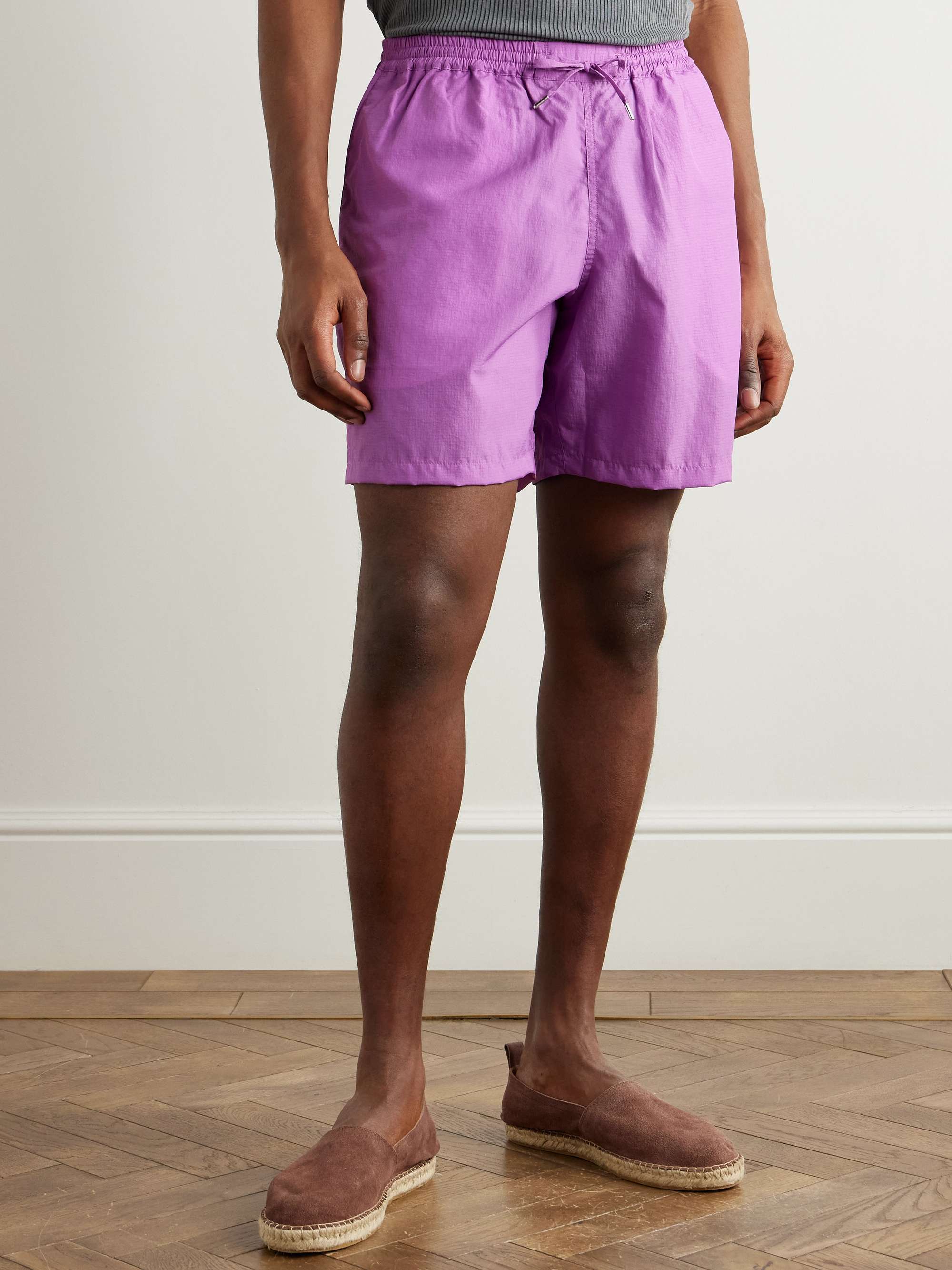 Volta Straight-Leg Recycled Micro-Ripstop Drawstring Shorts view