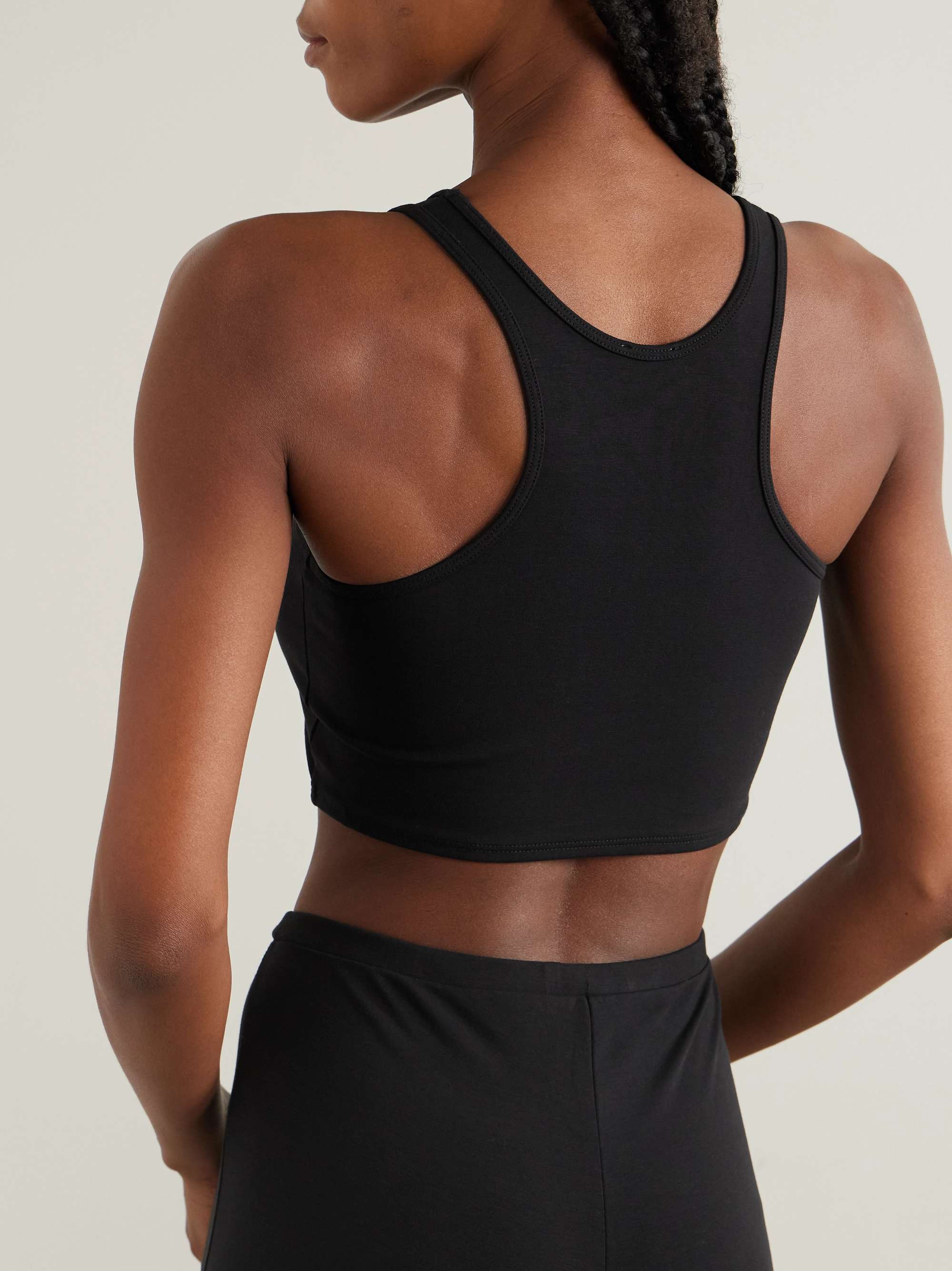 Base stretch-organic cotton sports bra view