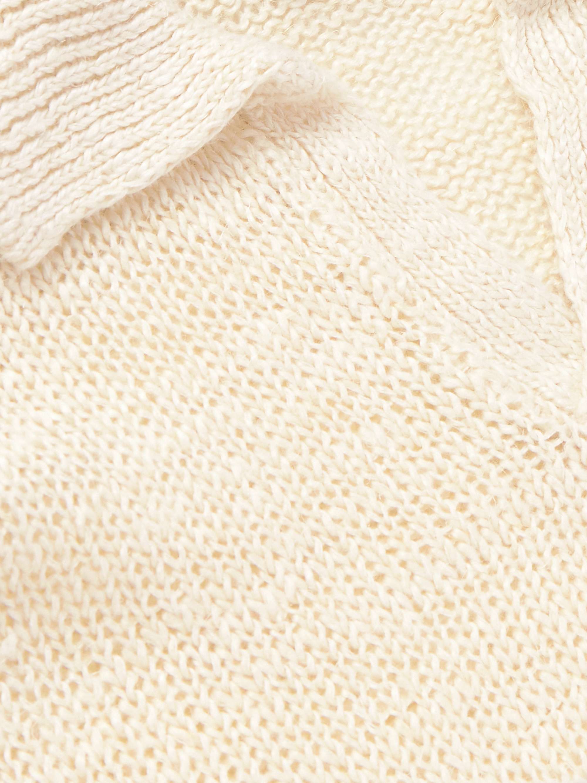 Linen-Blend Polo Shirt view