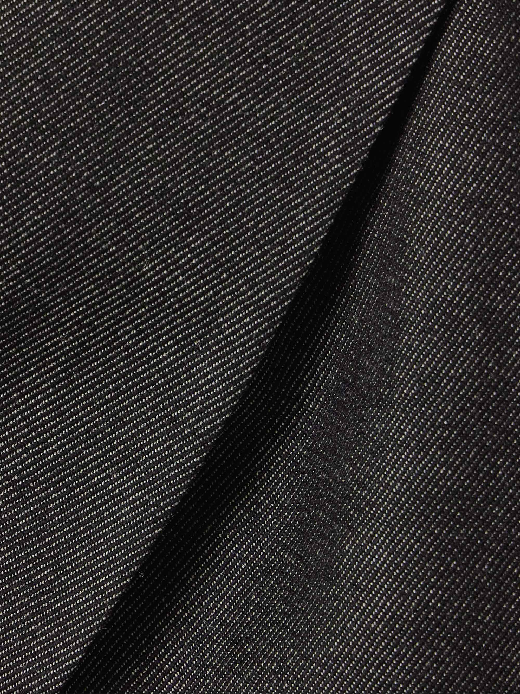 Facile wool-twill and stretch-jersey bodysuit view