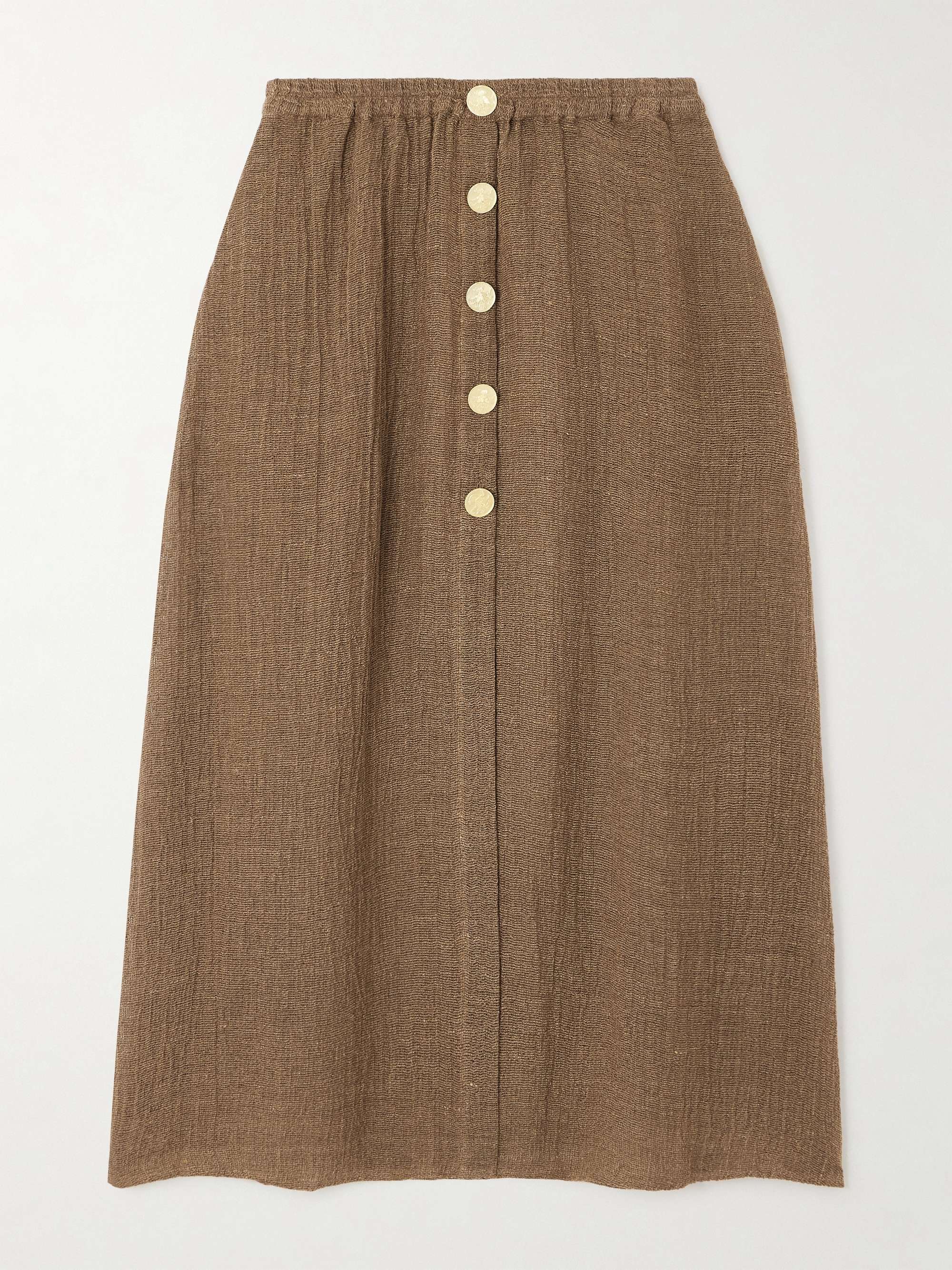 Hays organic linen-gauze maxi skirt view