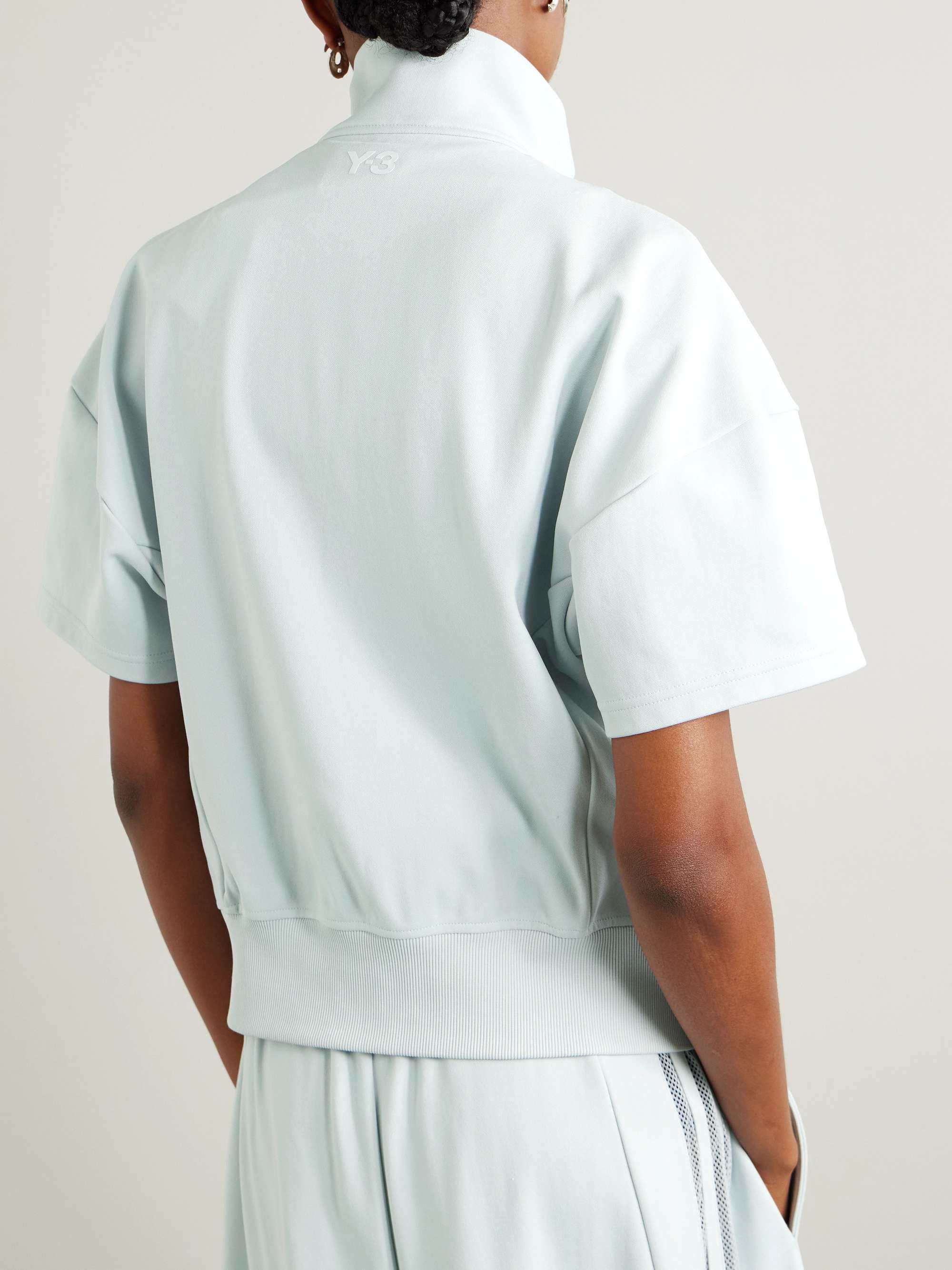 + Y-3 piqué top view
