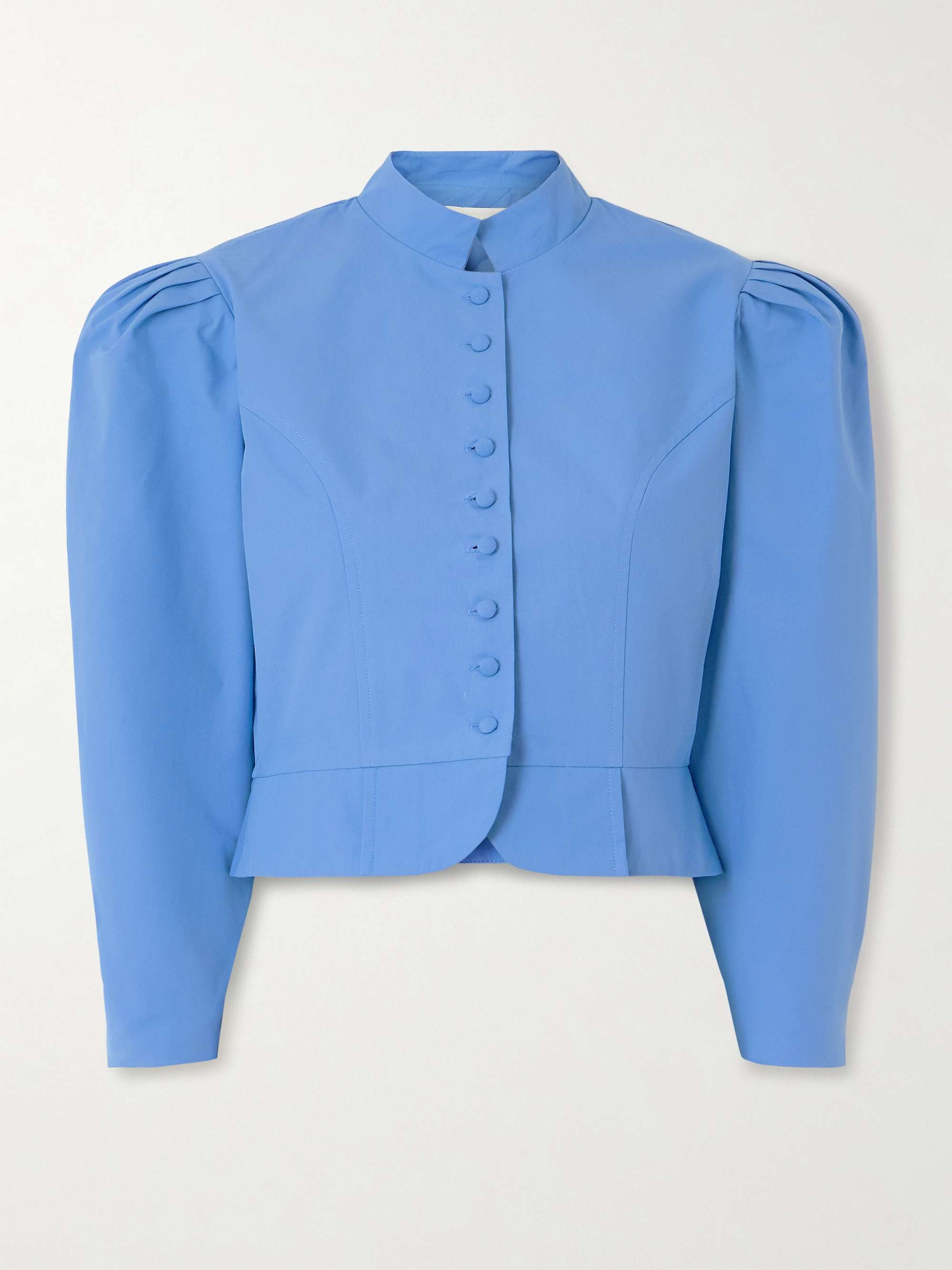 Amoako paneled cotton-poplin jacket view