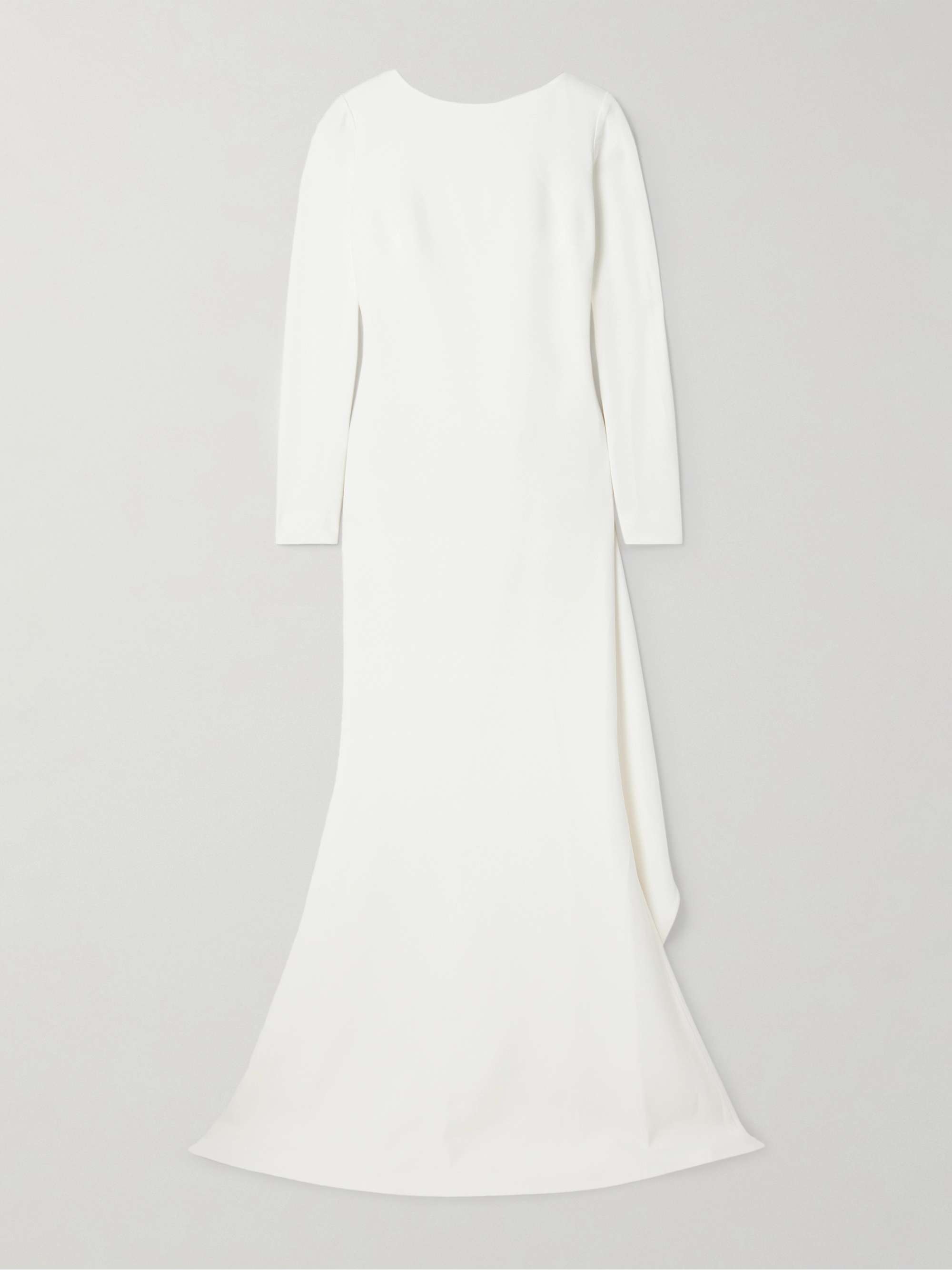 Draped cady gown view