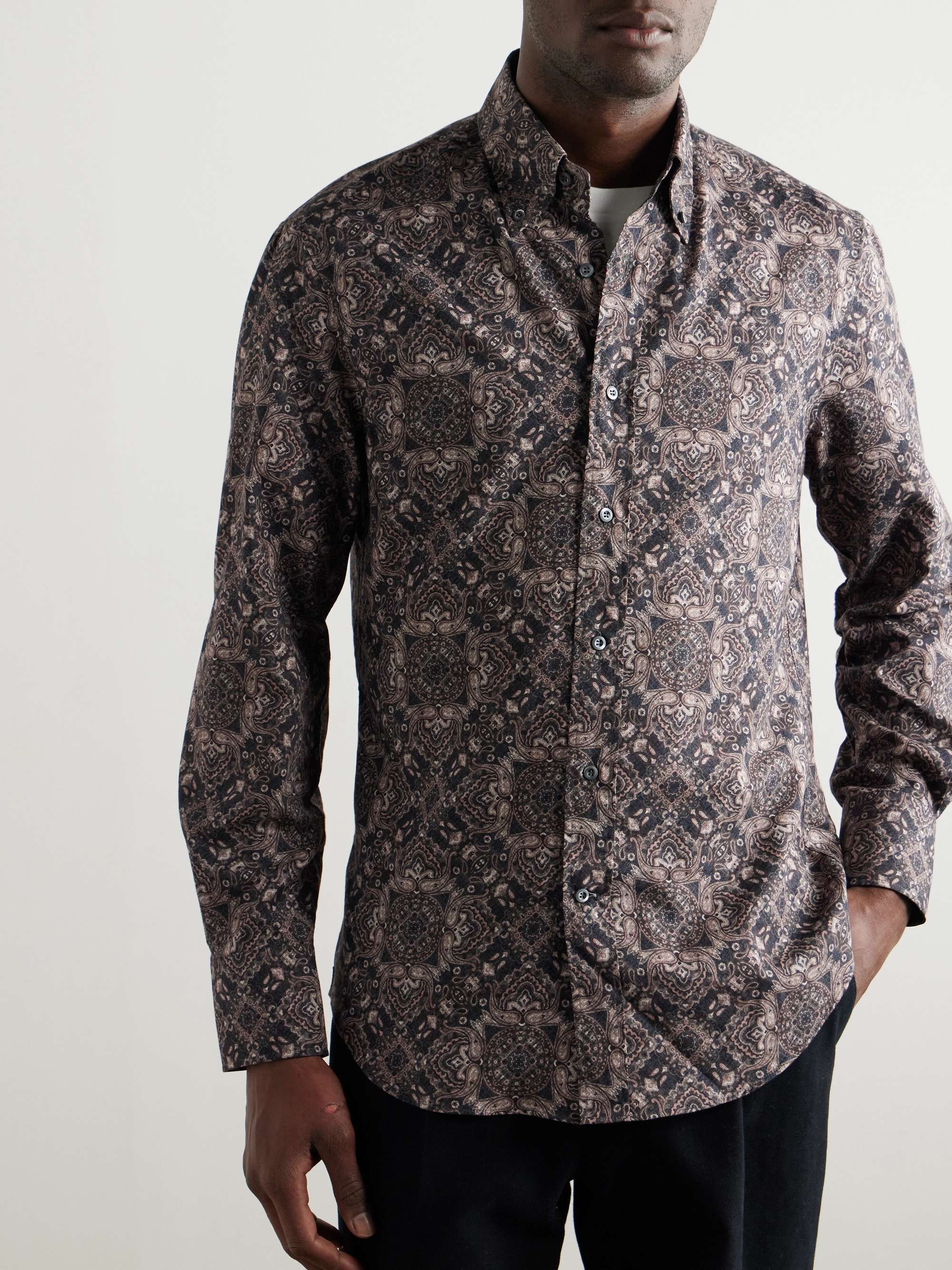 Paisley-Print Cotton Shirt view