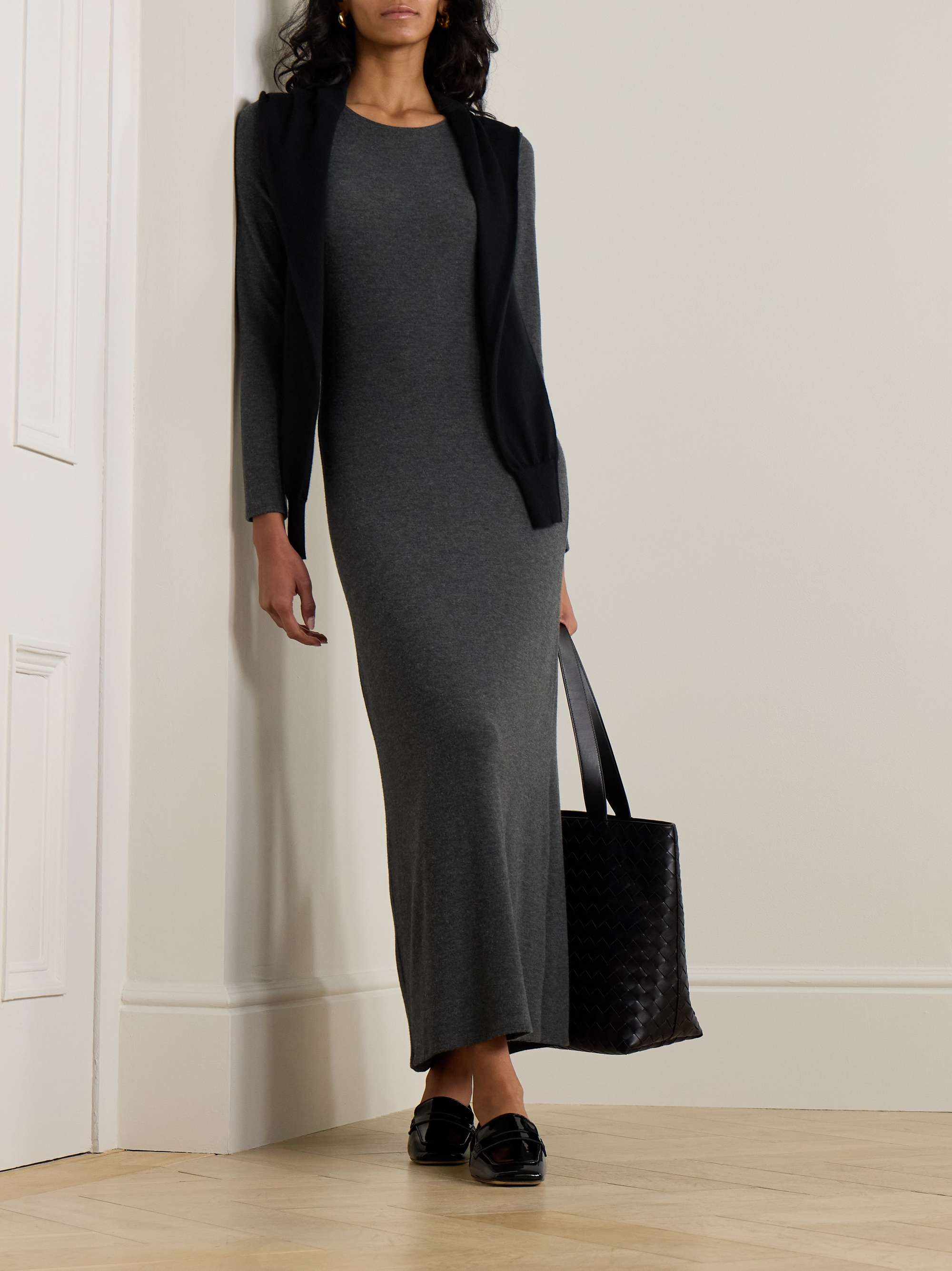Lauren stretch-jersey maxi dress view