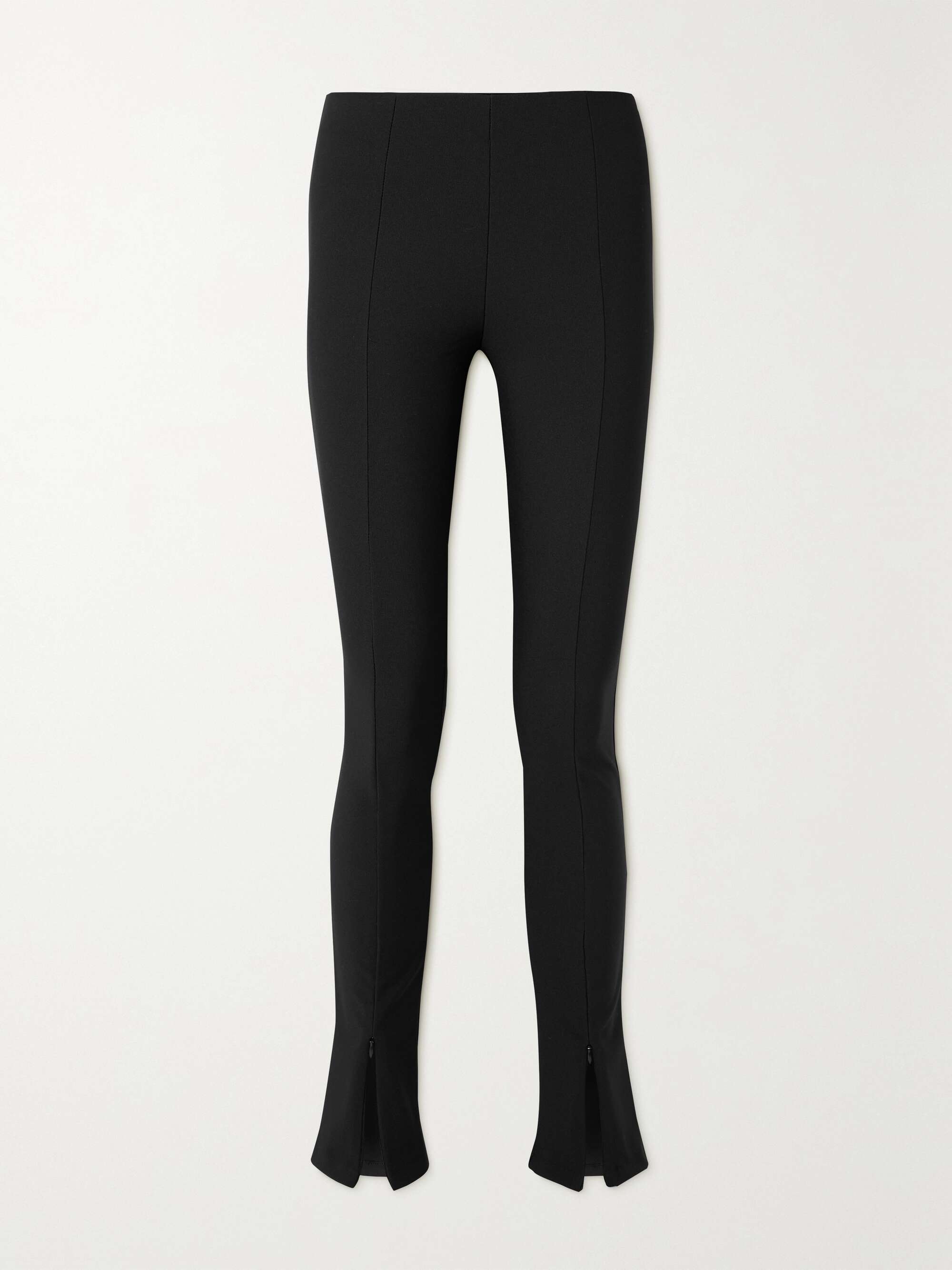 Reya ribbed stretch-jersey flared leggings view
