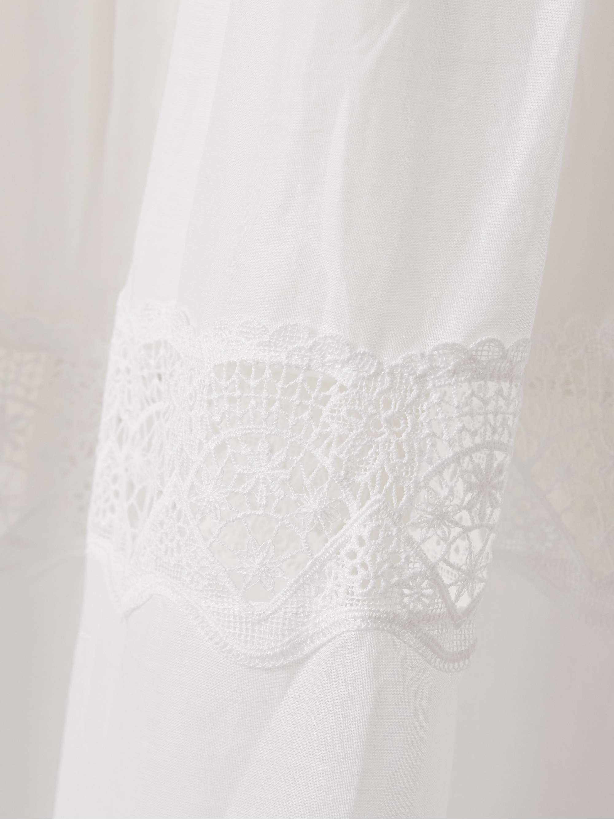 Chant crochet-trimmed cotton-voile maxi skirt view