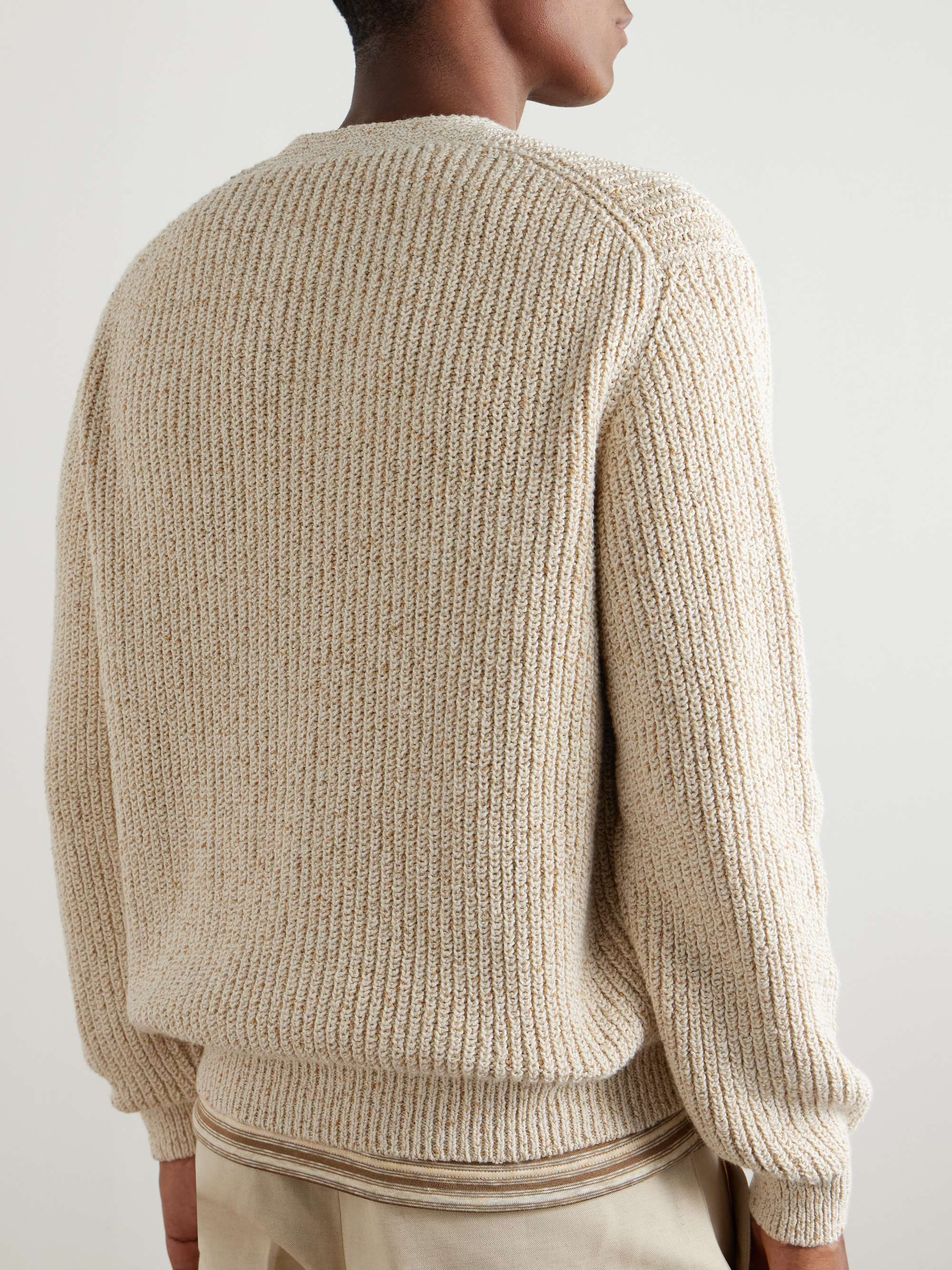 Meina Ribbed Cotton Cardigan view