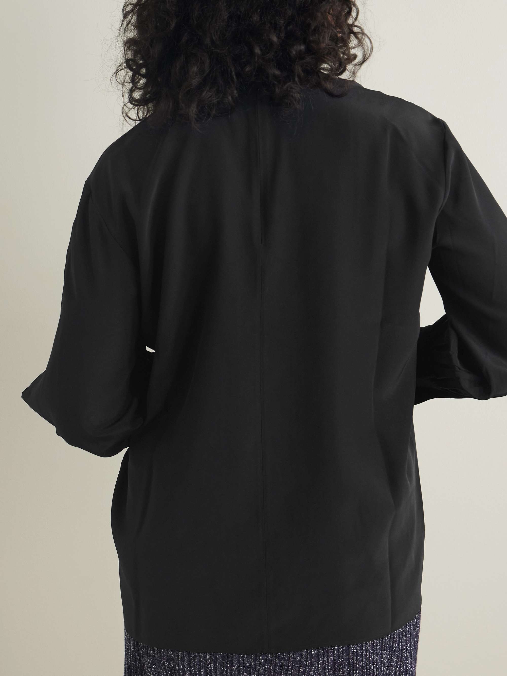 Rivoli silk crepe de chine blouse view