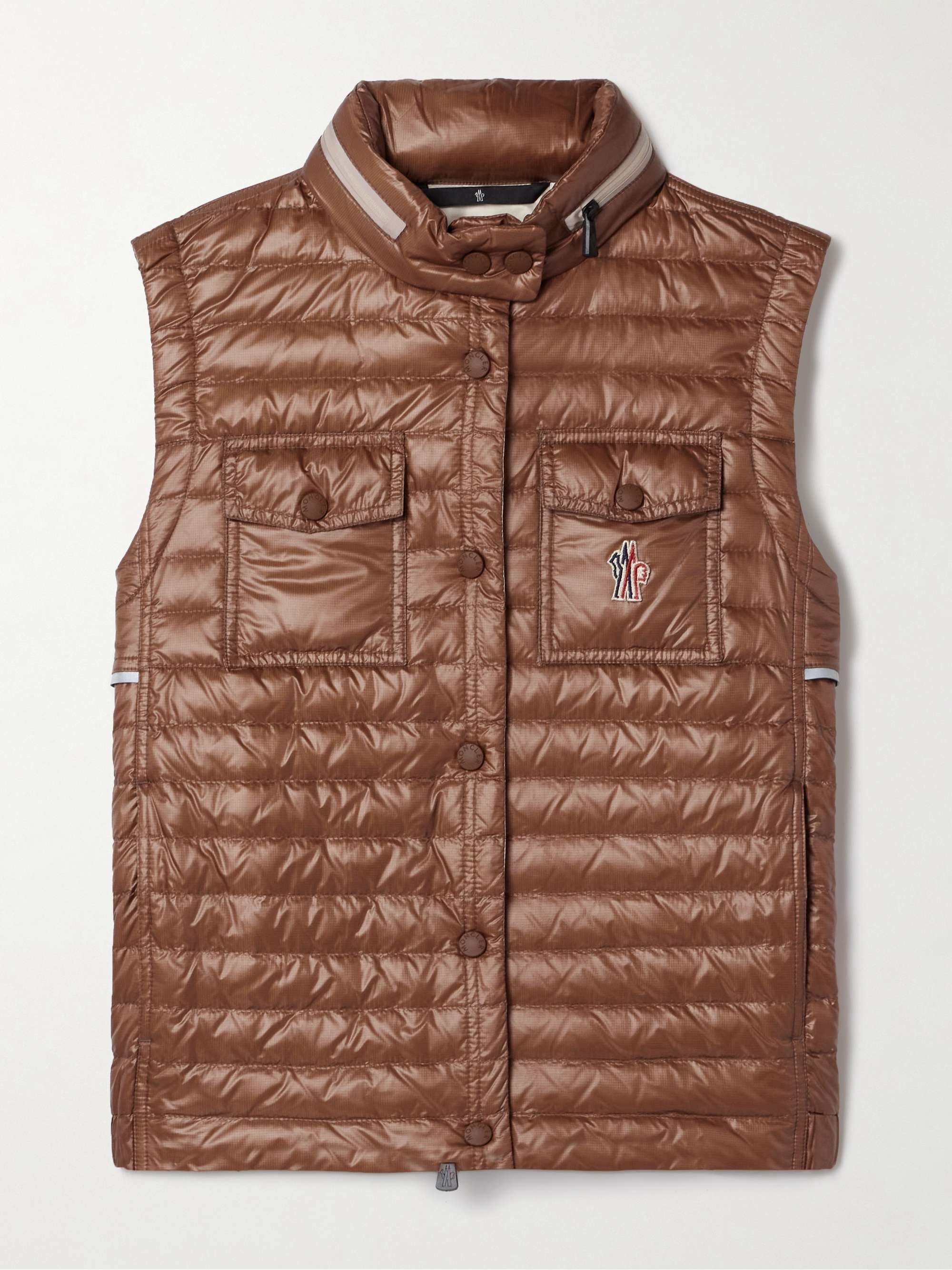 Gumaine quilted ripstop down vest view