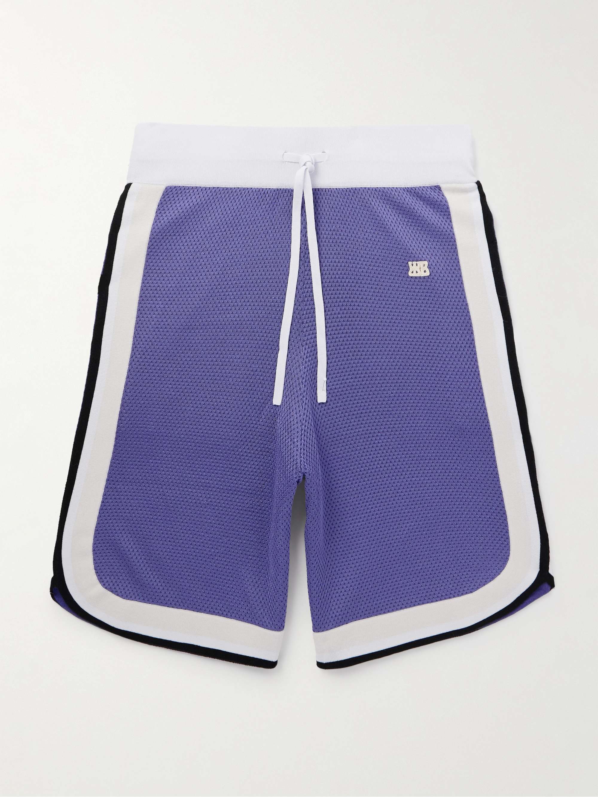 Rio Straight-Leg Logo-Appliquéd Knitted Drawstring Shorts view