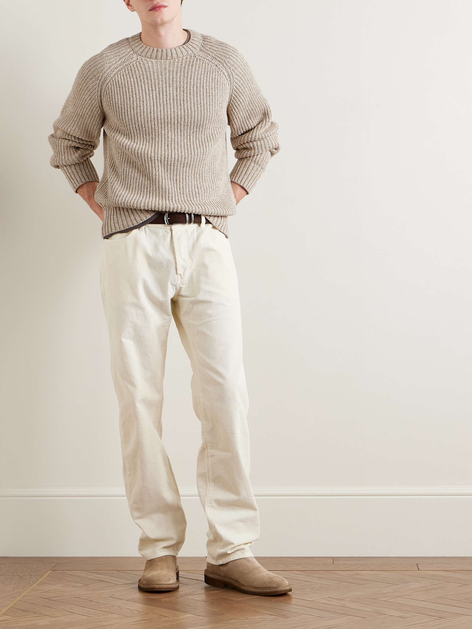 Ray Ribbed Organic Cotton Sweater view
