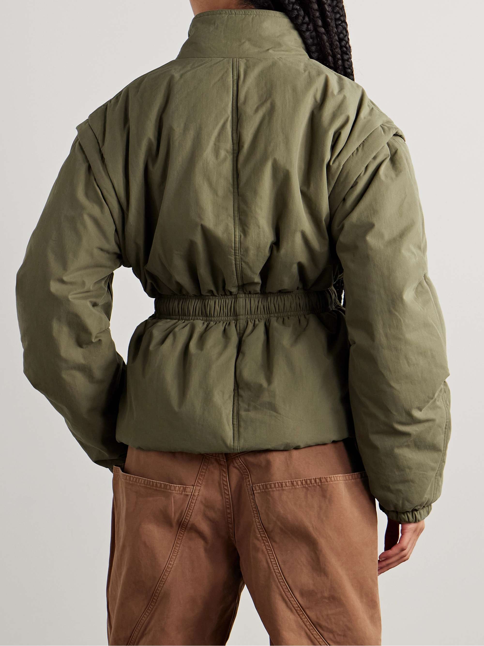 Dastyni padded cotton-blend jacket view