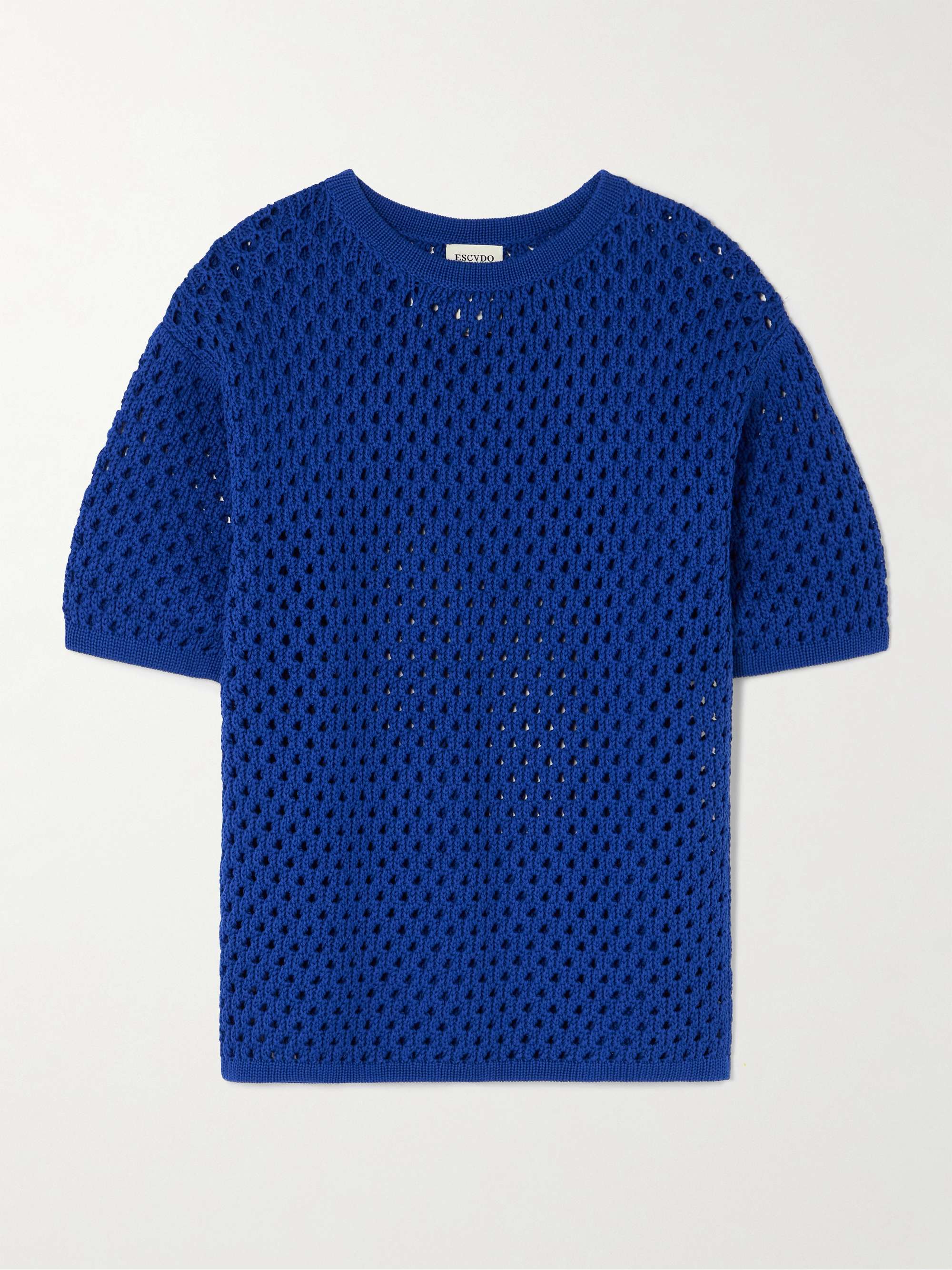 Espina crocheted cotton T-shirt view