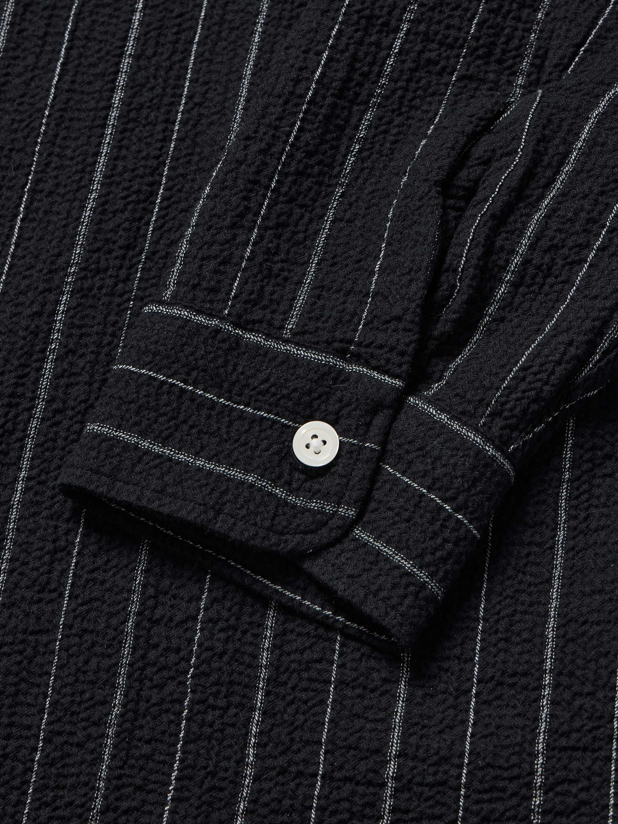 Vacation Striped Cotton-Blend Seersucker Shirt view