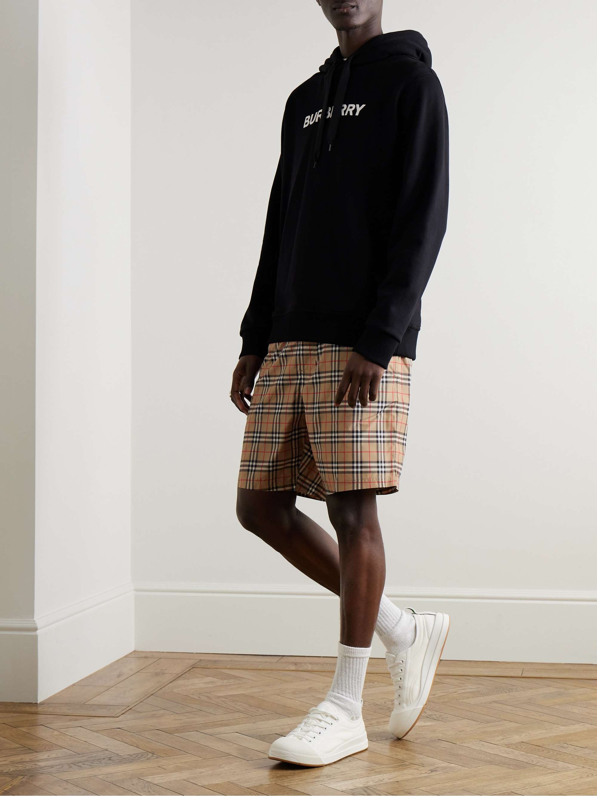 Ansdell Logo-Print Cotton-Jersey Hoodie view