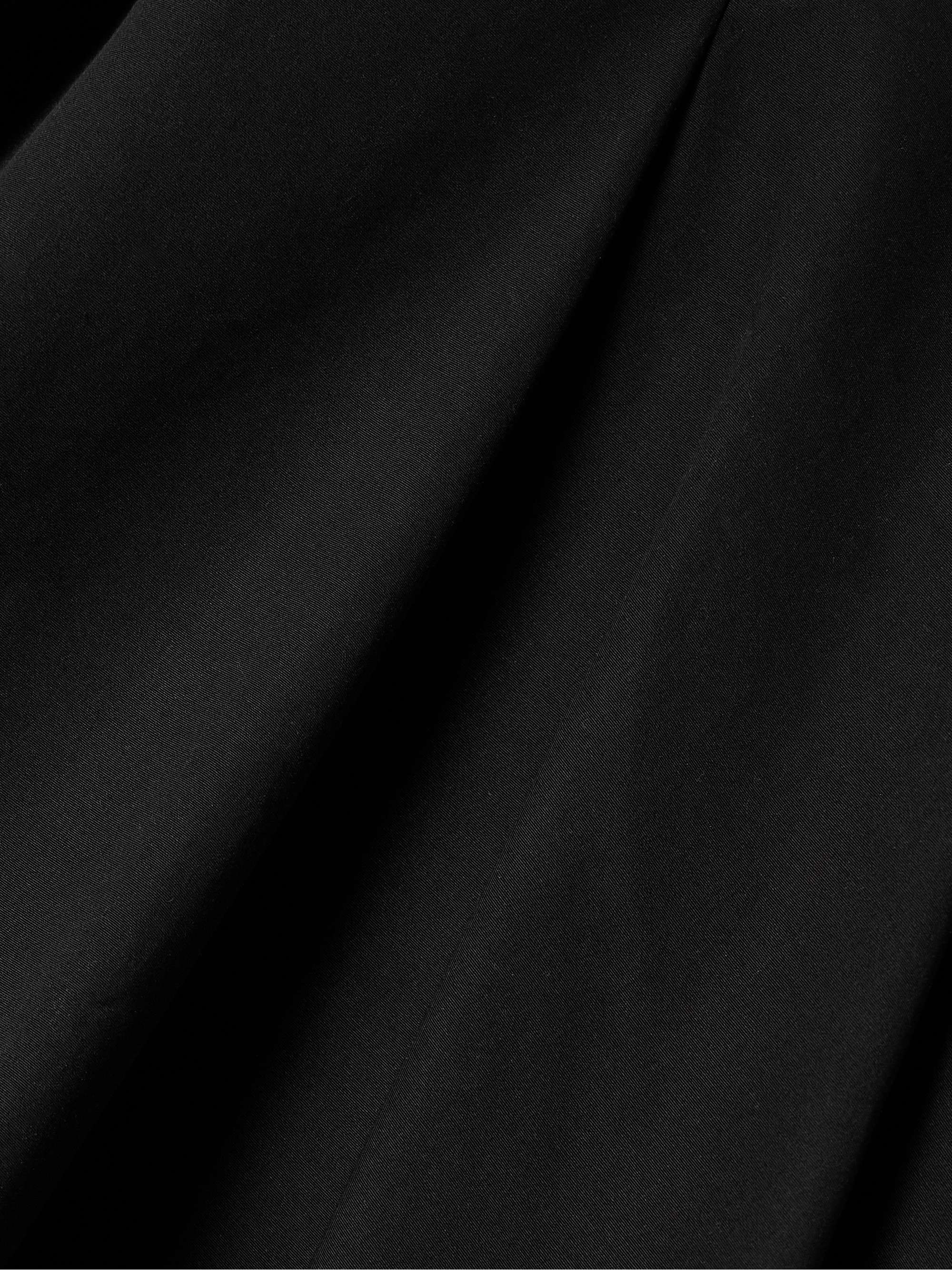 Rio asymmetric paneled cotton-poplin midi skirt view