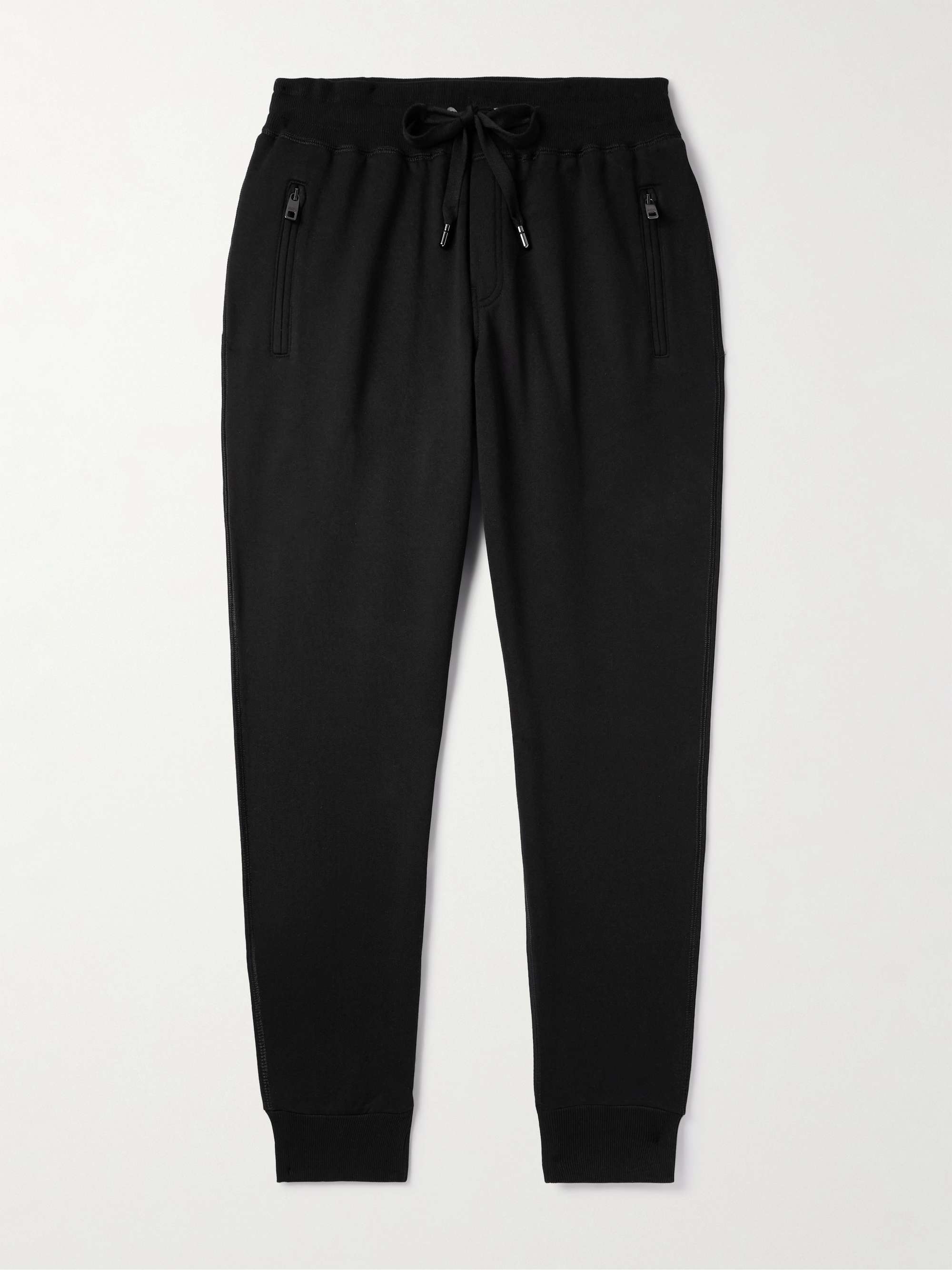 Logo-Appliquèd Cotton-Jersey Sweatpants view