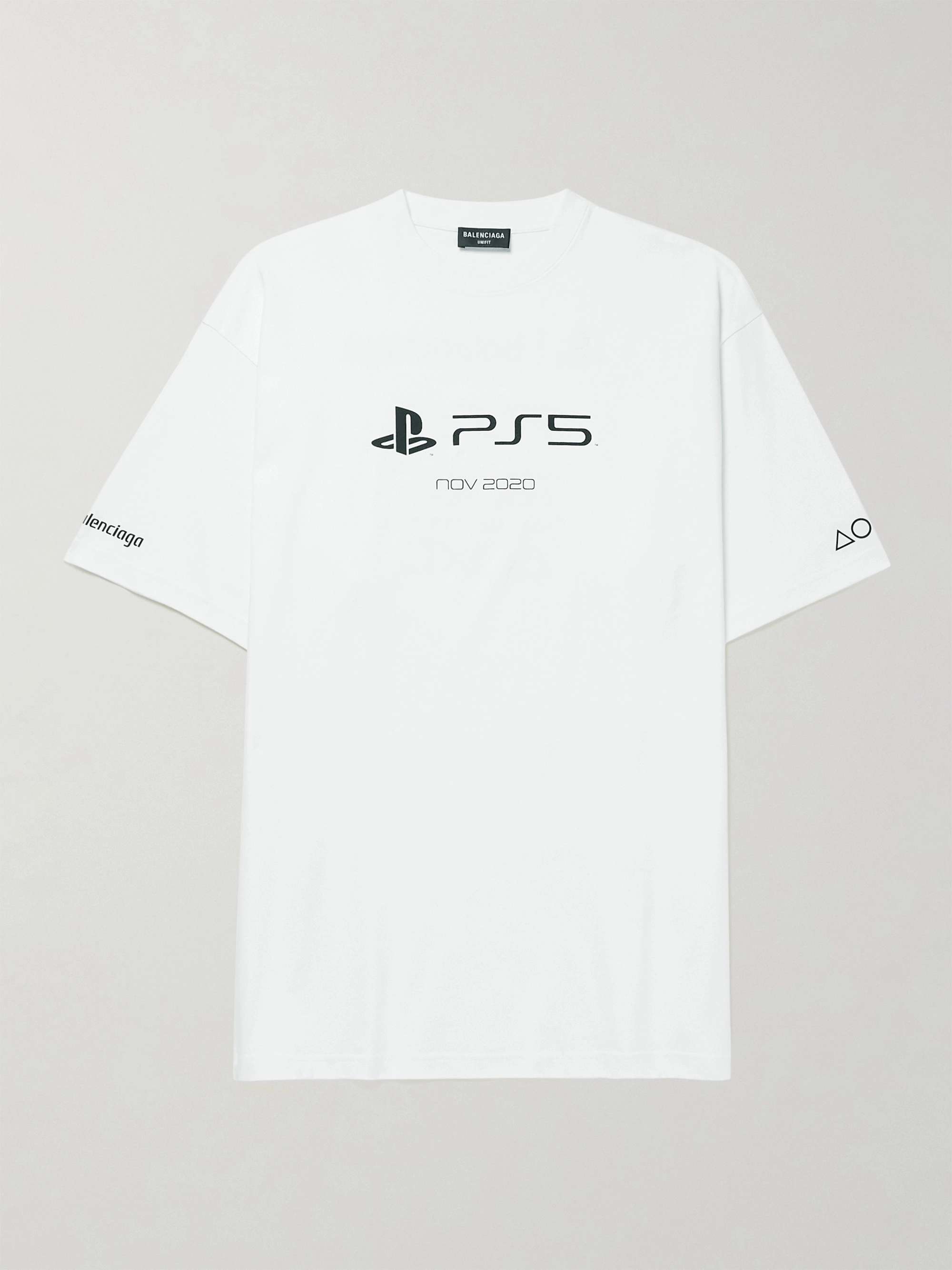 + PlayStation Printed Cotton-Jersey T-Shirt view
