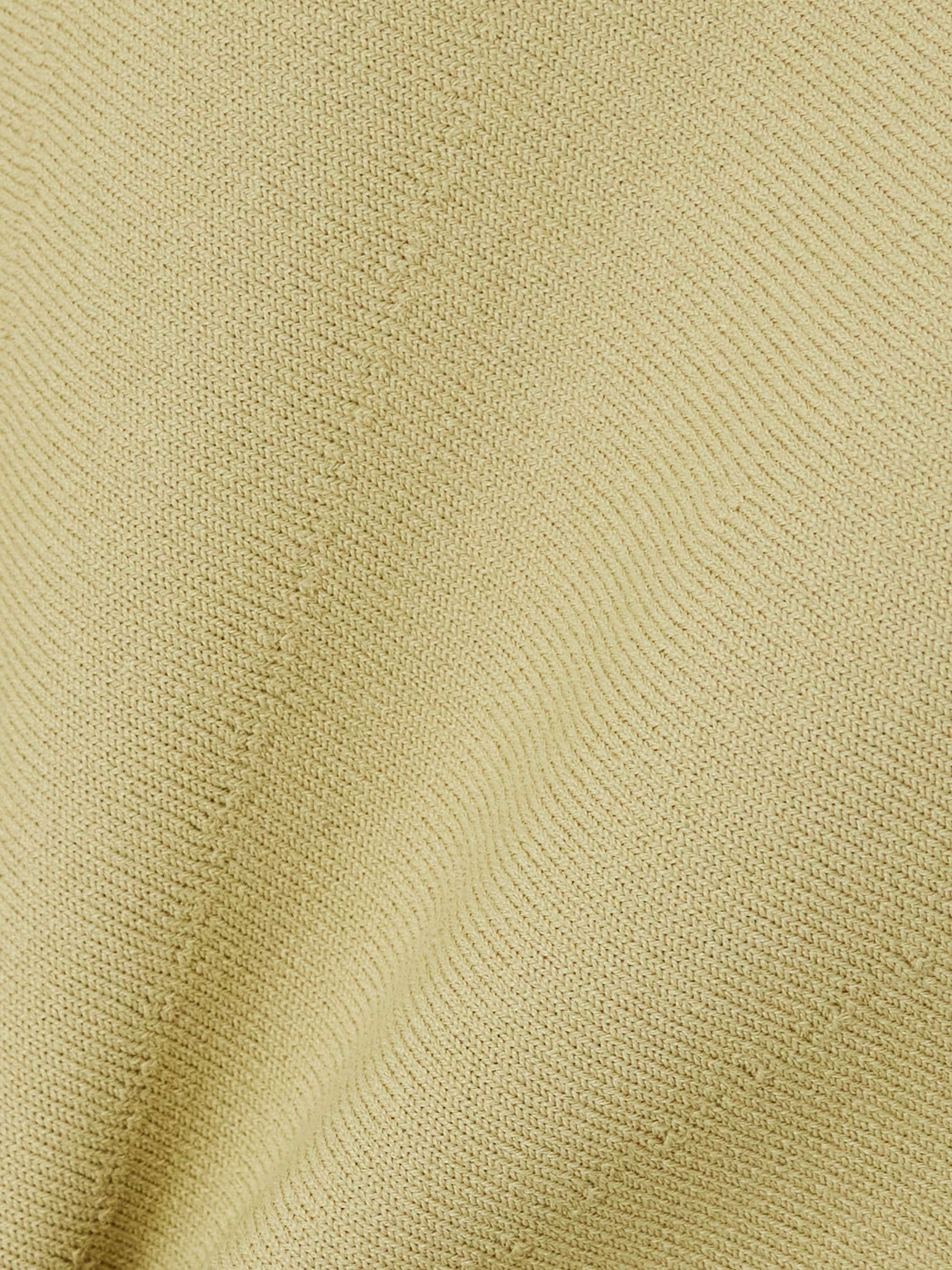 Paneled knitted sweater view