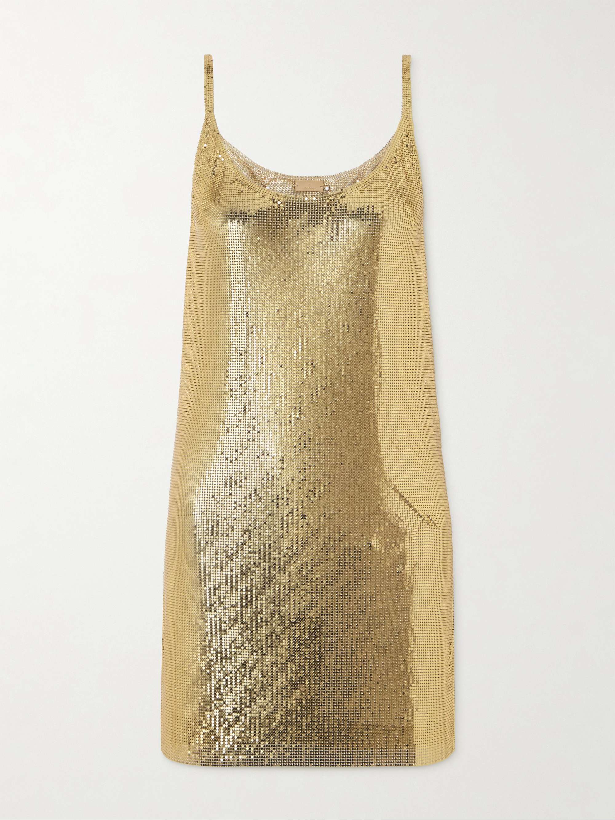 Chainmail mini dress view