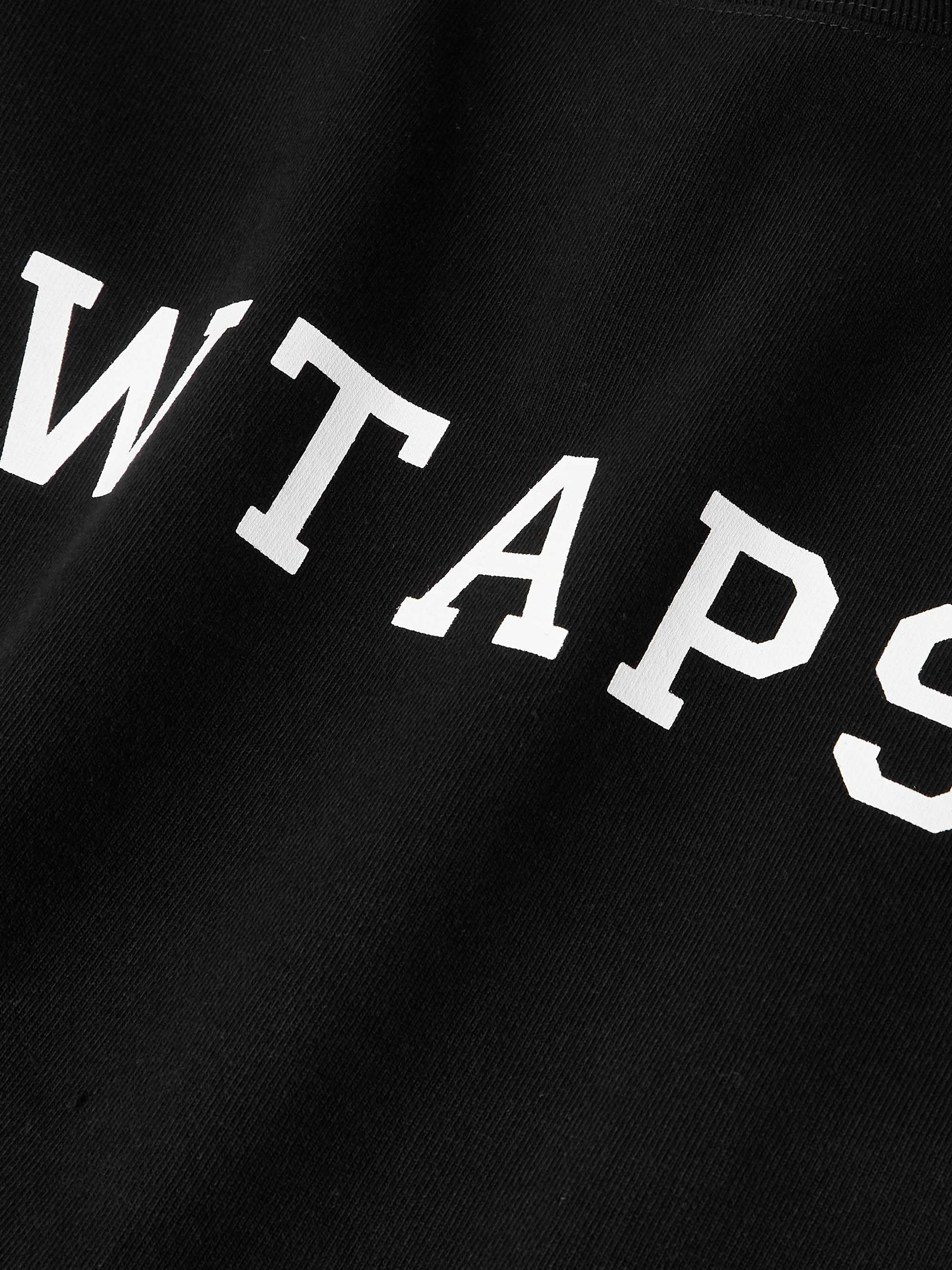 Academy Logo-Print Appliquéd Cotton-Jersey Sweatshirt view