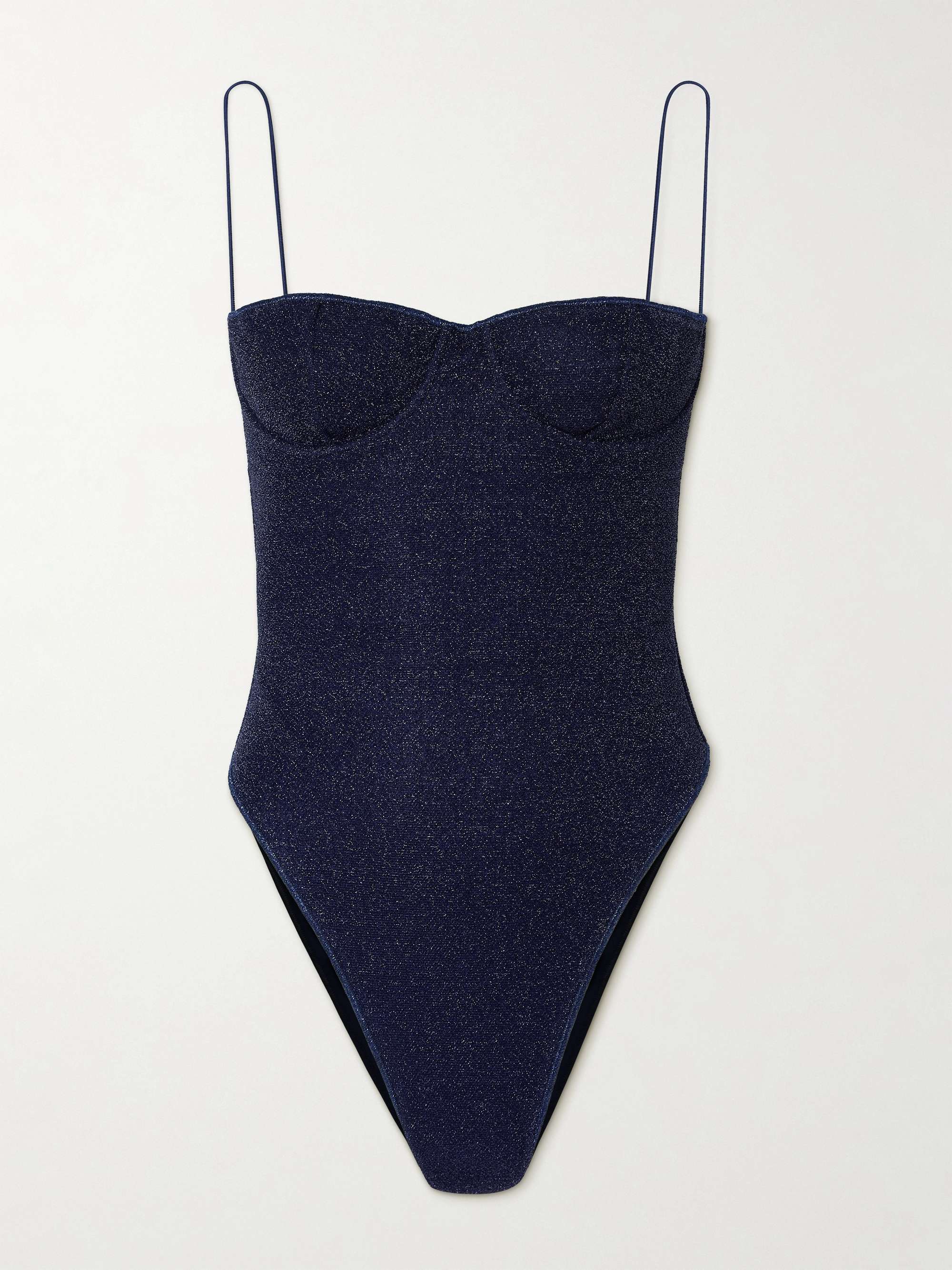 Lumière stretch-Lurex swimsuit view