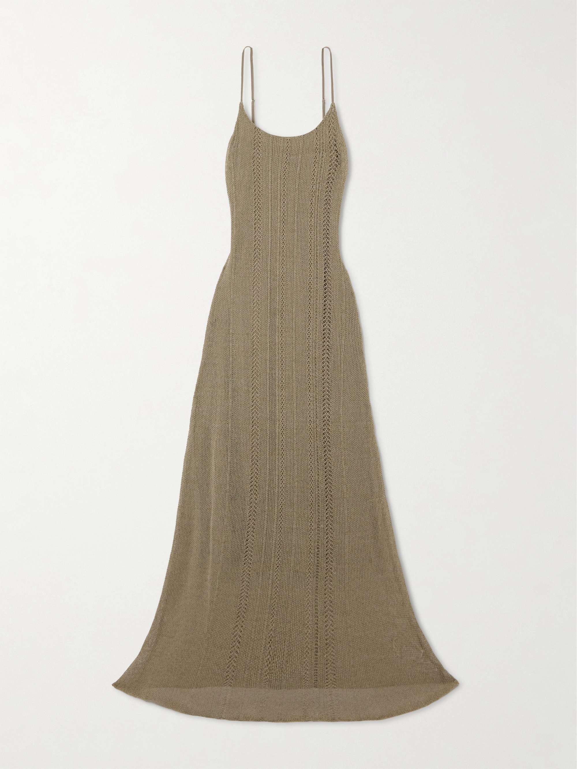 Treillis crocheted cotton-blend maxi dress view