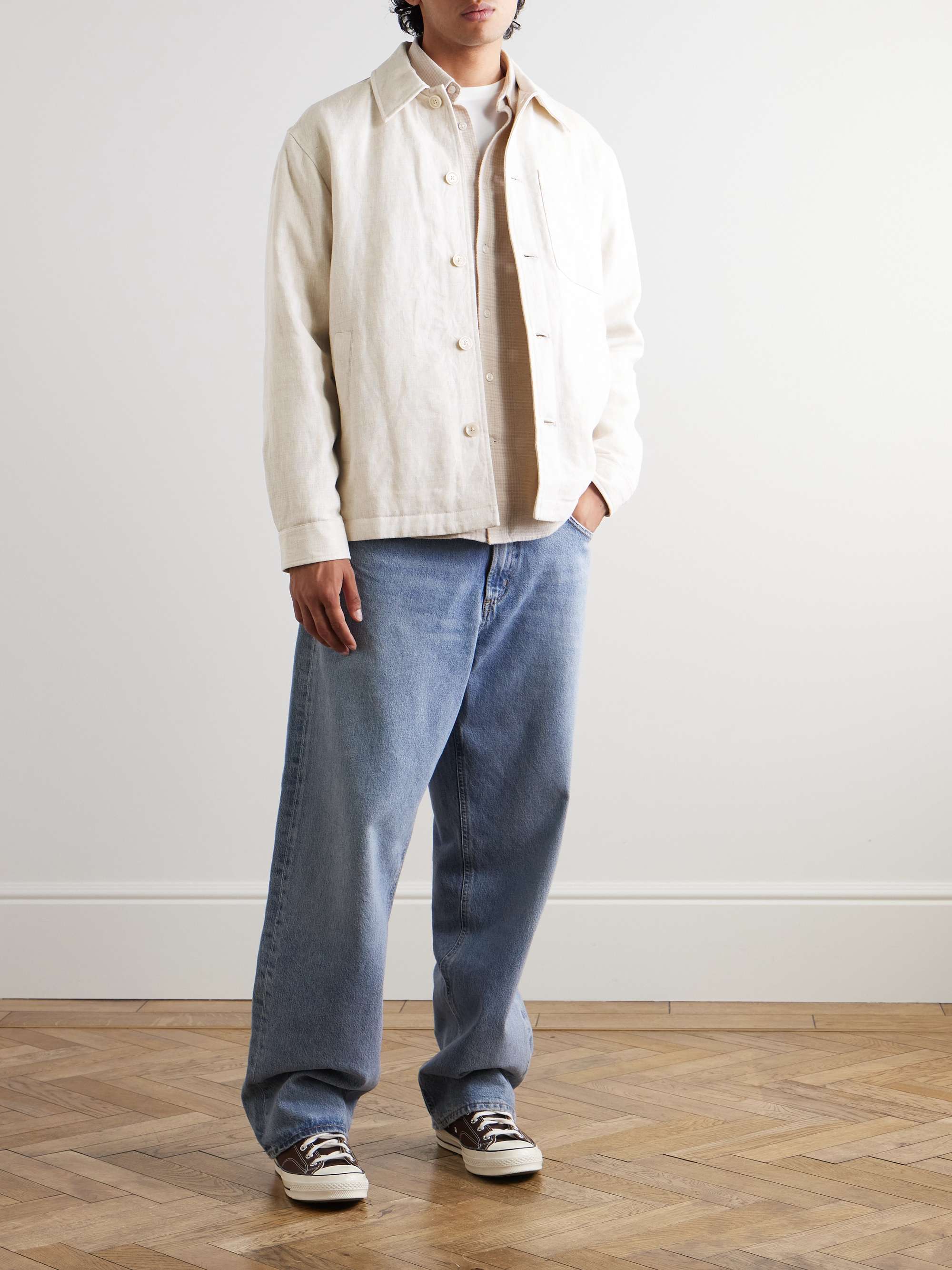 Cafu 1454 Linen Shirt Jacket view
