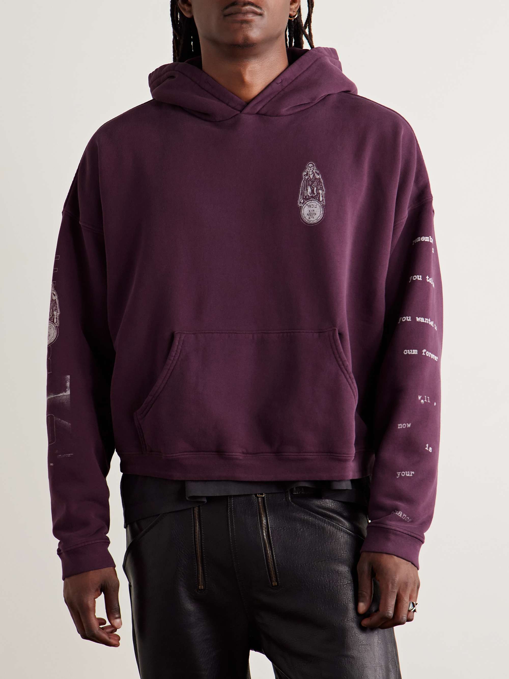 Remember When Printed Cotton-Jersey Hoodie view