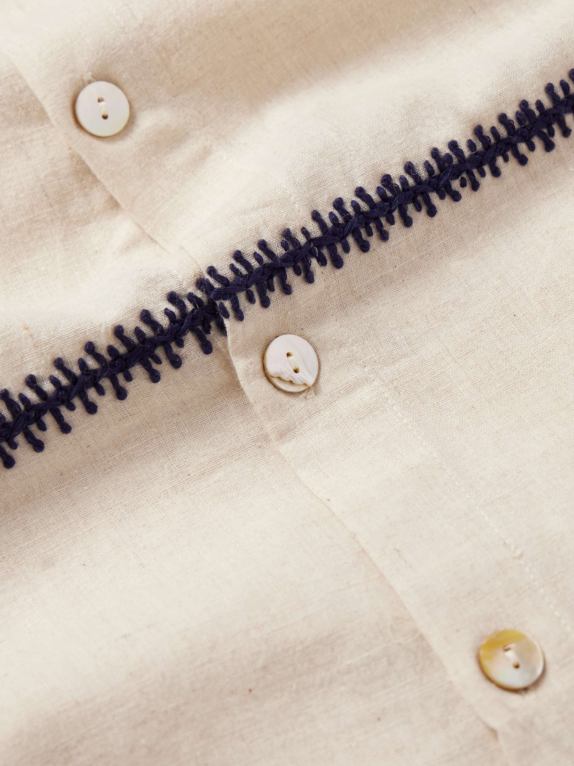 Embroidered Ramie Shirt view