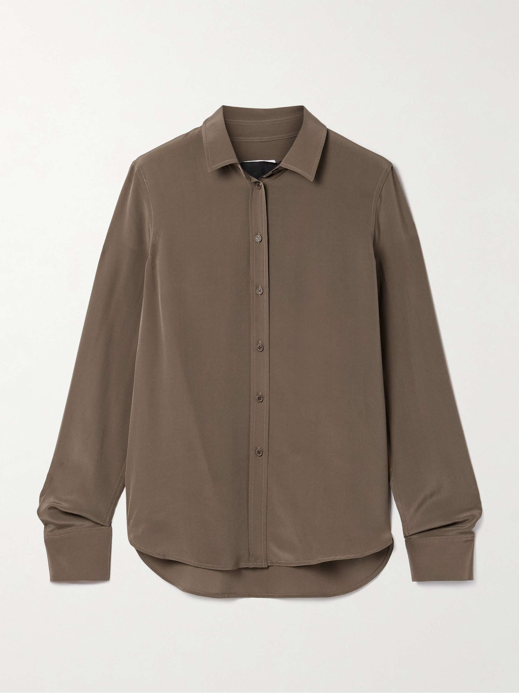 Gaia silk crepe de chine shirt view