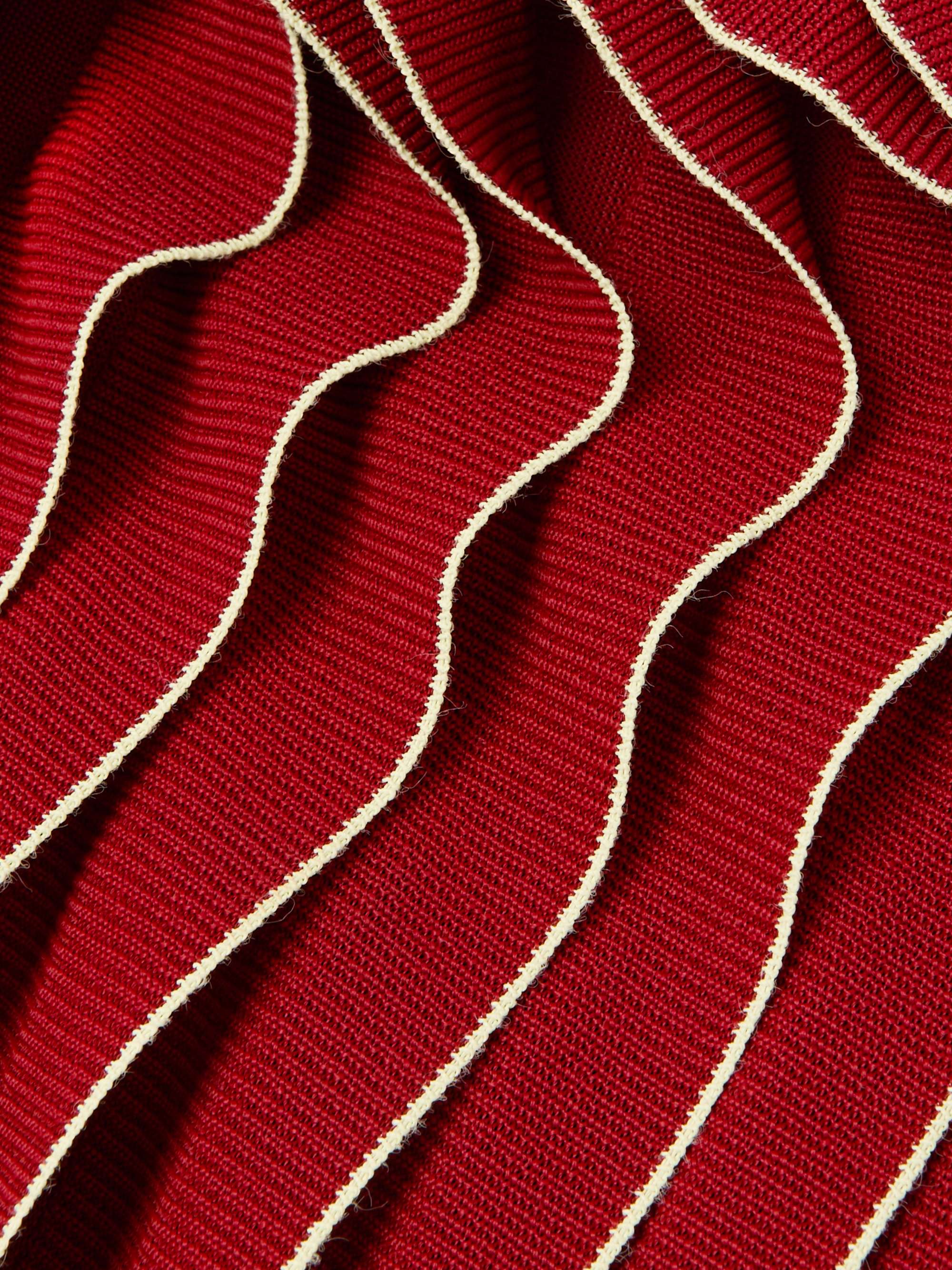 Paneled cotton blouse view