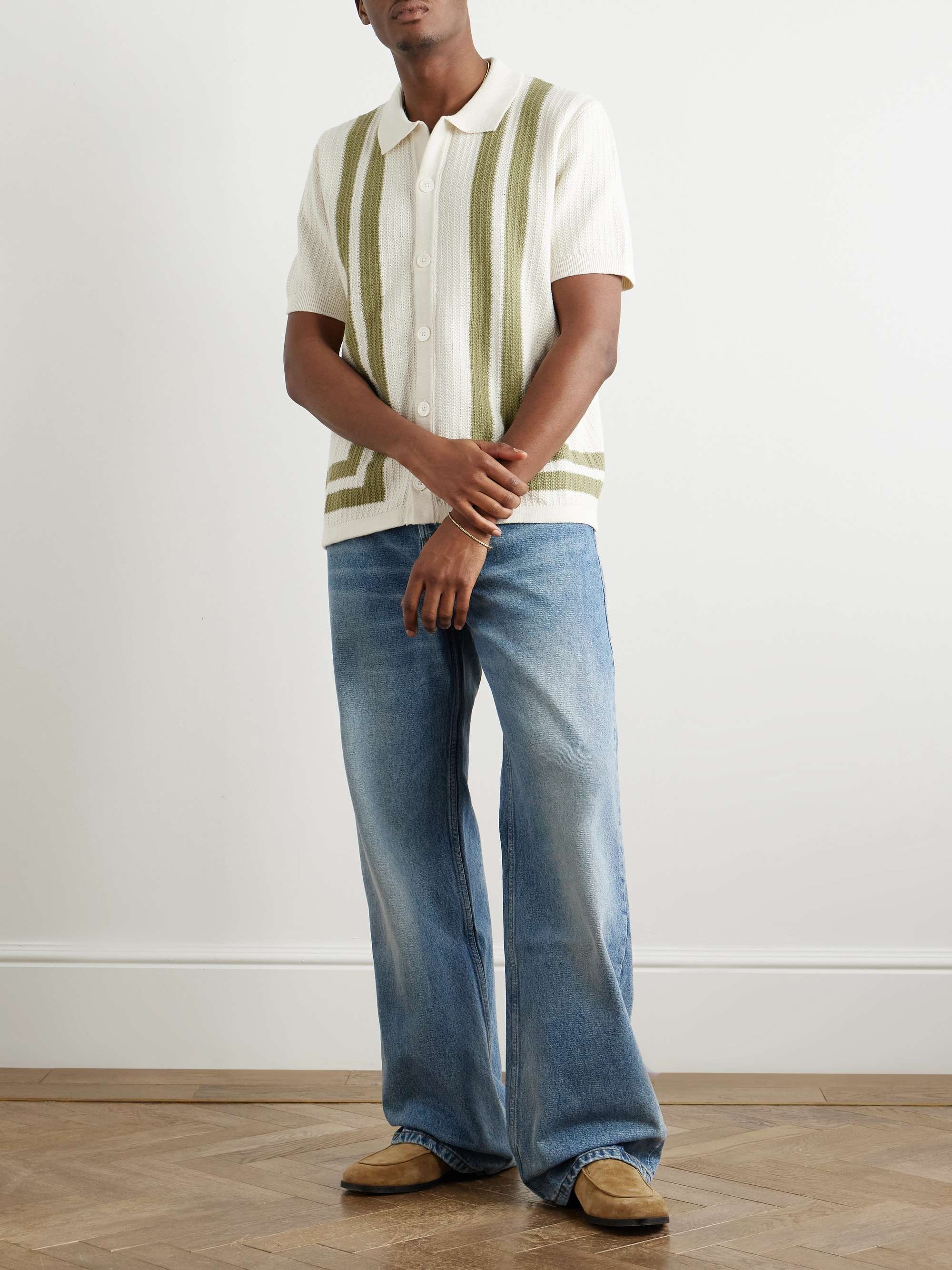 Ares 6636 Striped Organic Cotton Shirt view