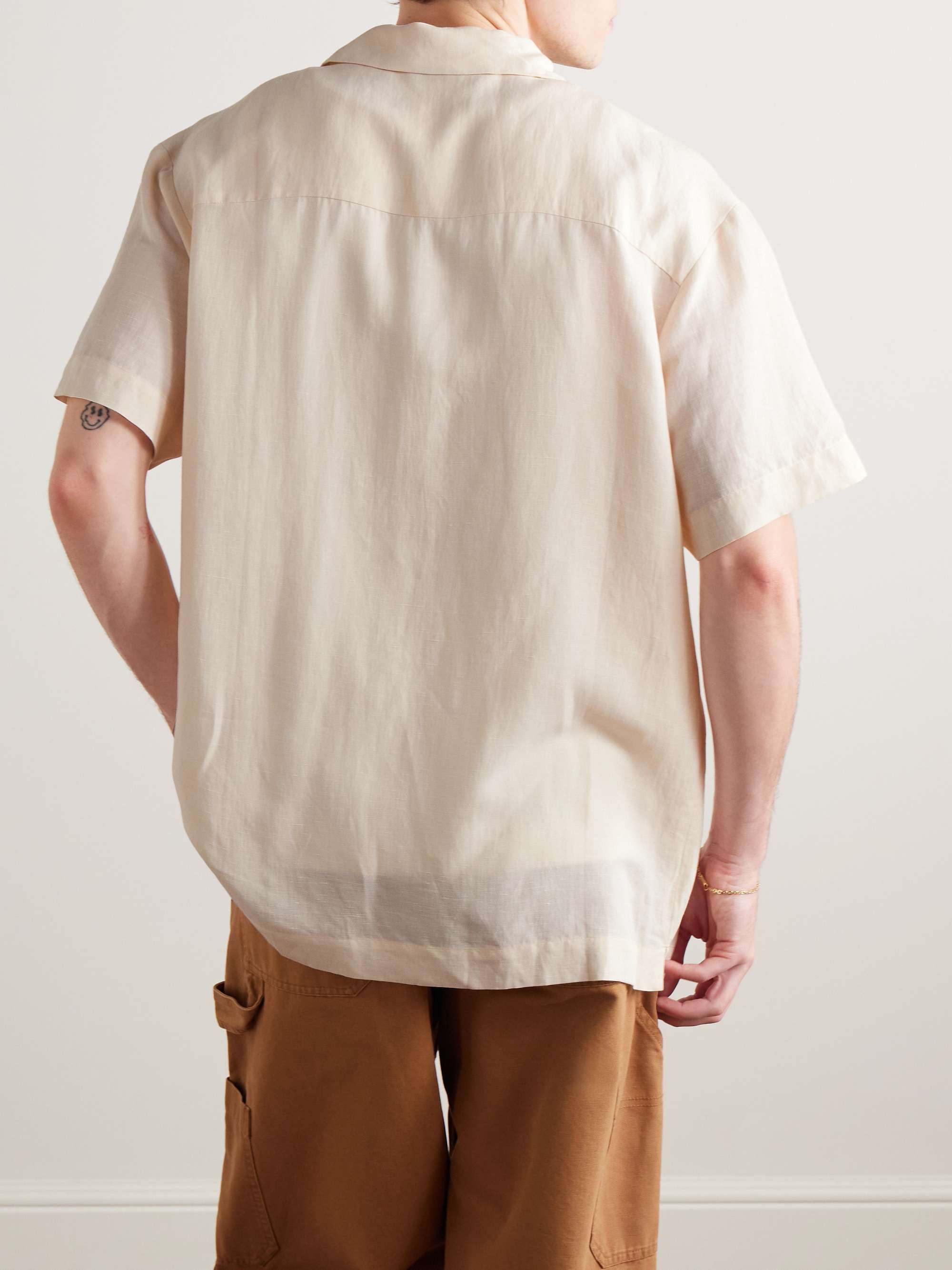 Roy Convertible-Collar Woven Shirt view