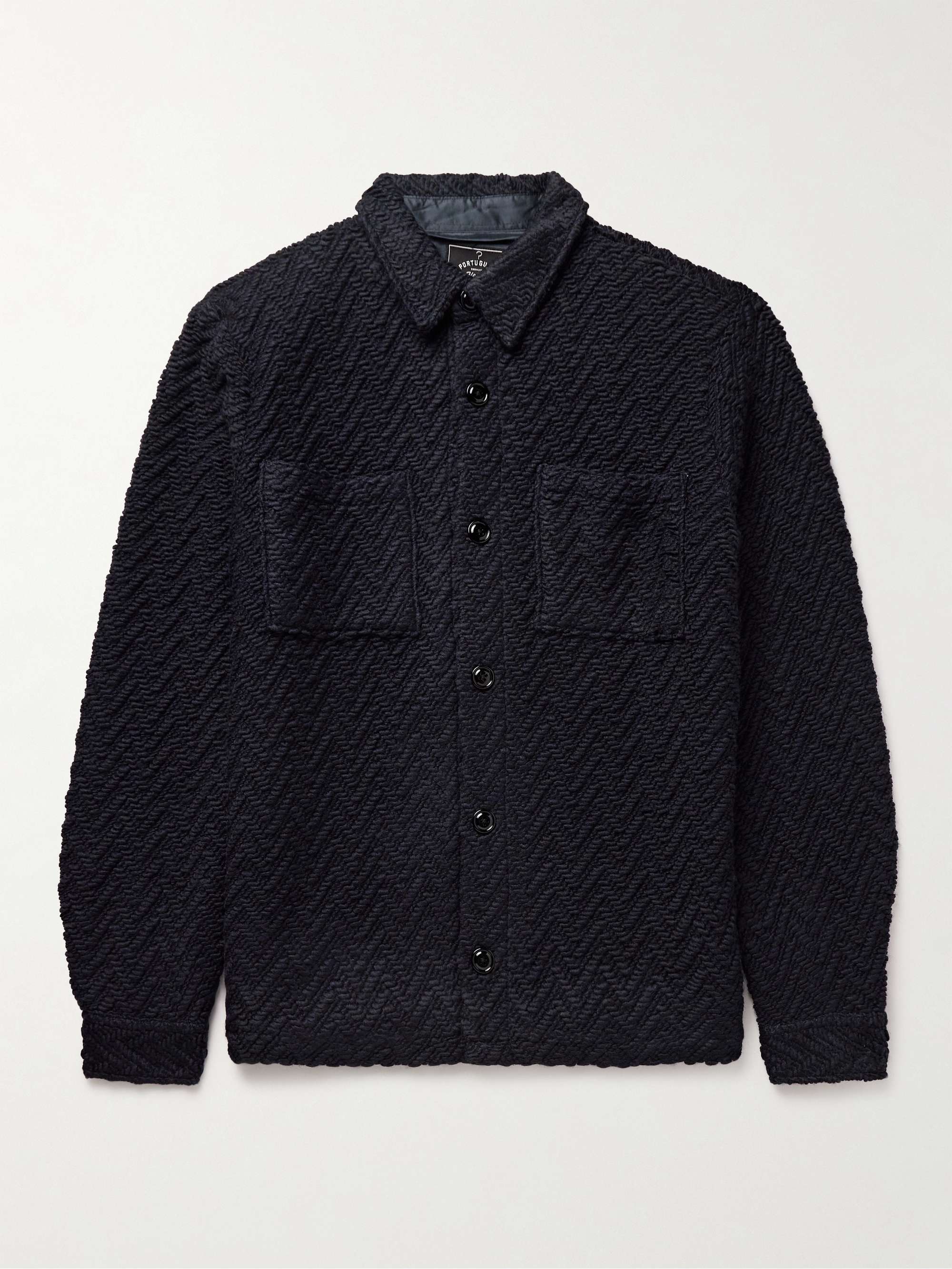 Herringbone Tweed Overshirt view